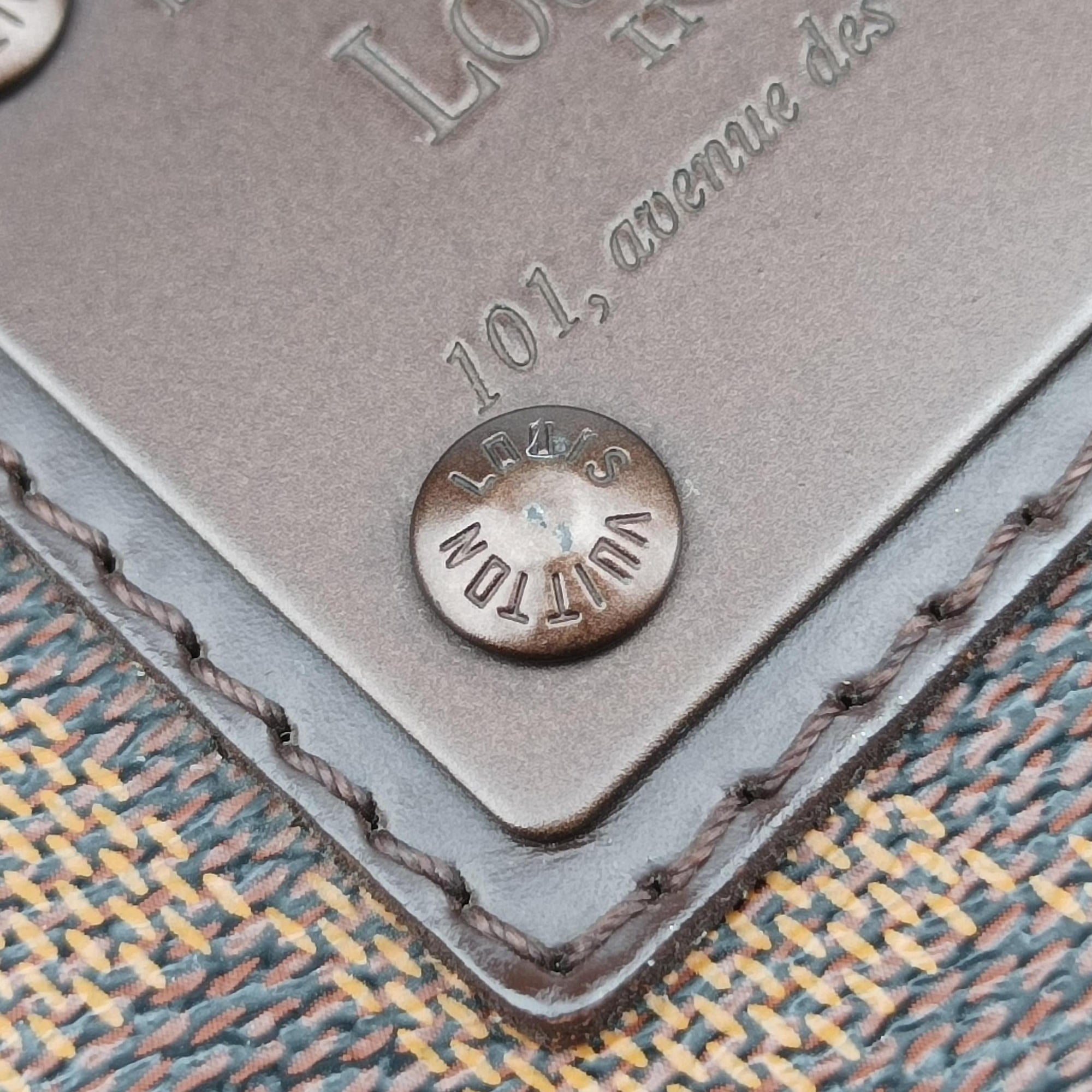 Pre-owned Louis Vuitton BROOKLYN MM EBENE Damier Canvas N51211 shoulderbag | stylenewstar