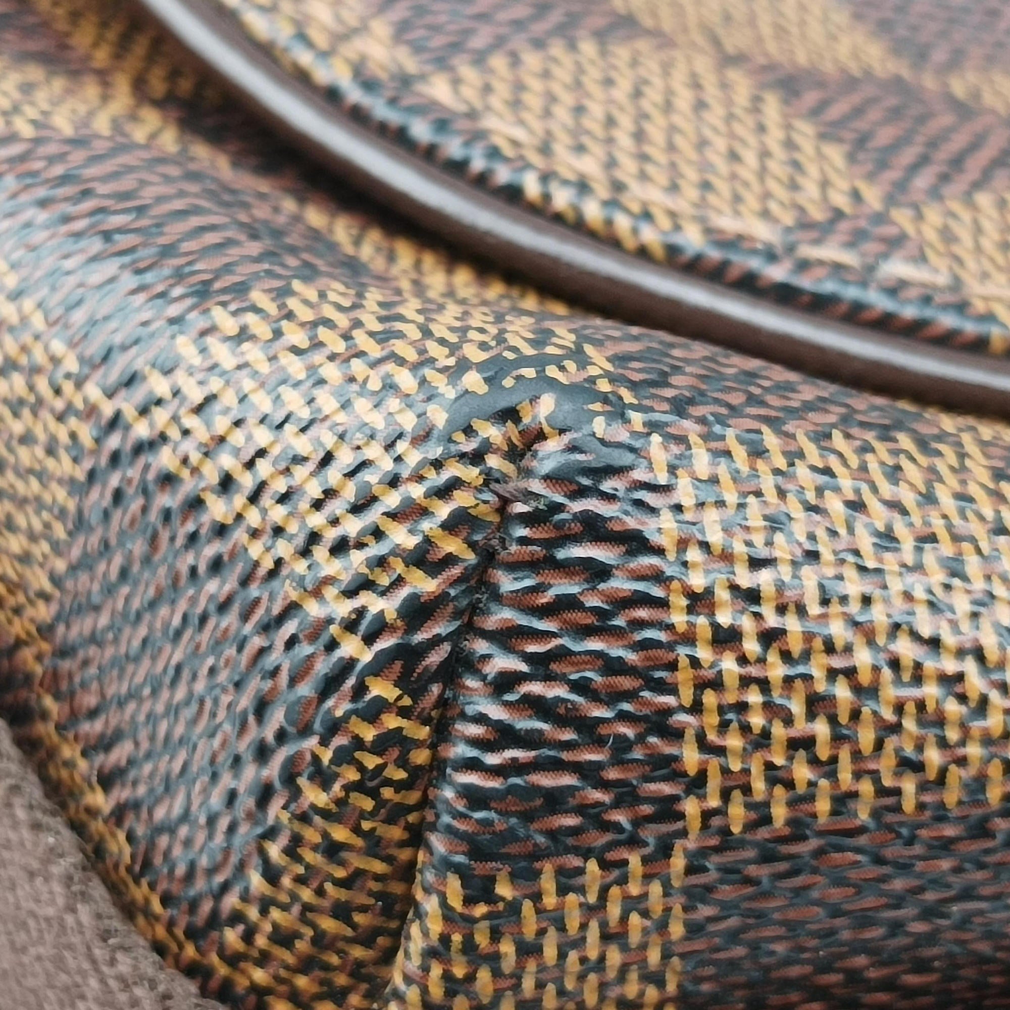 Pre-owned Louis Vuitton BROOKLYN MM EBENE Damier Canvas N51211 shoulderbag | stylenewstar