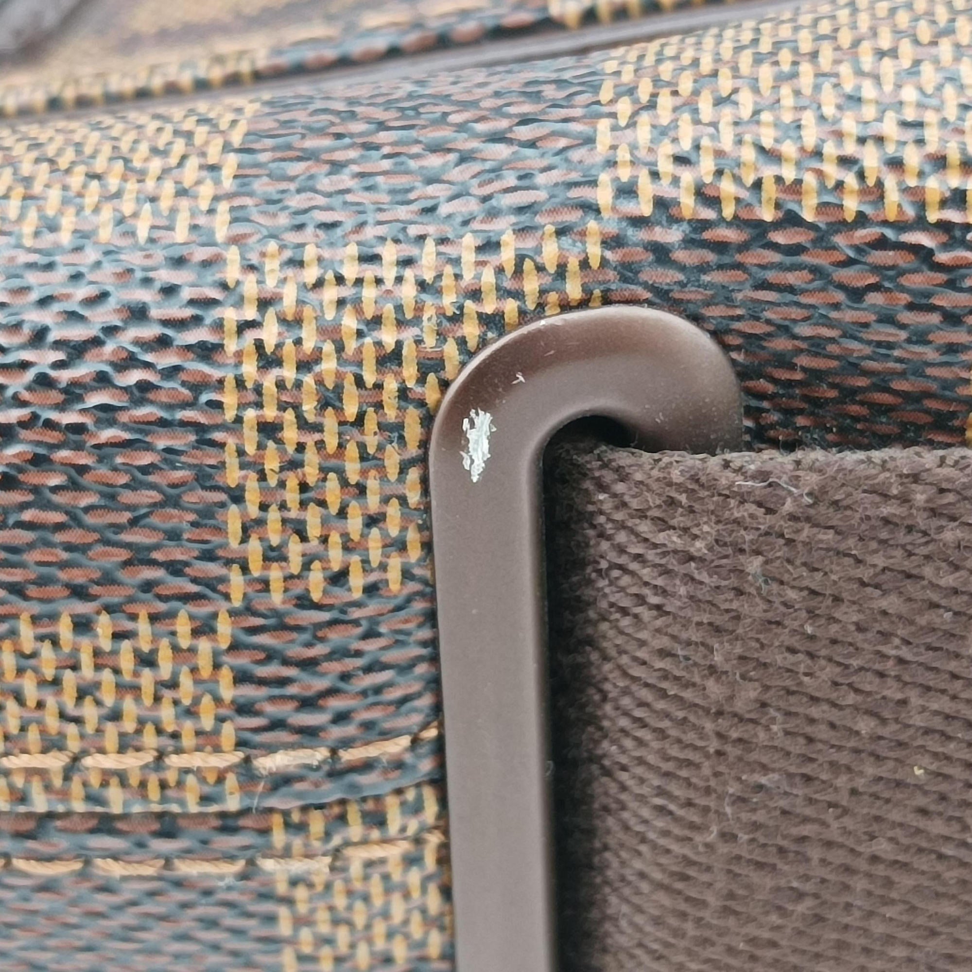 Pre-owned Louis Vuitton BROOKLYN MM EBENE Damier Canvas N51211 shoulderbag | stylenewstar