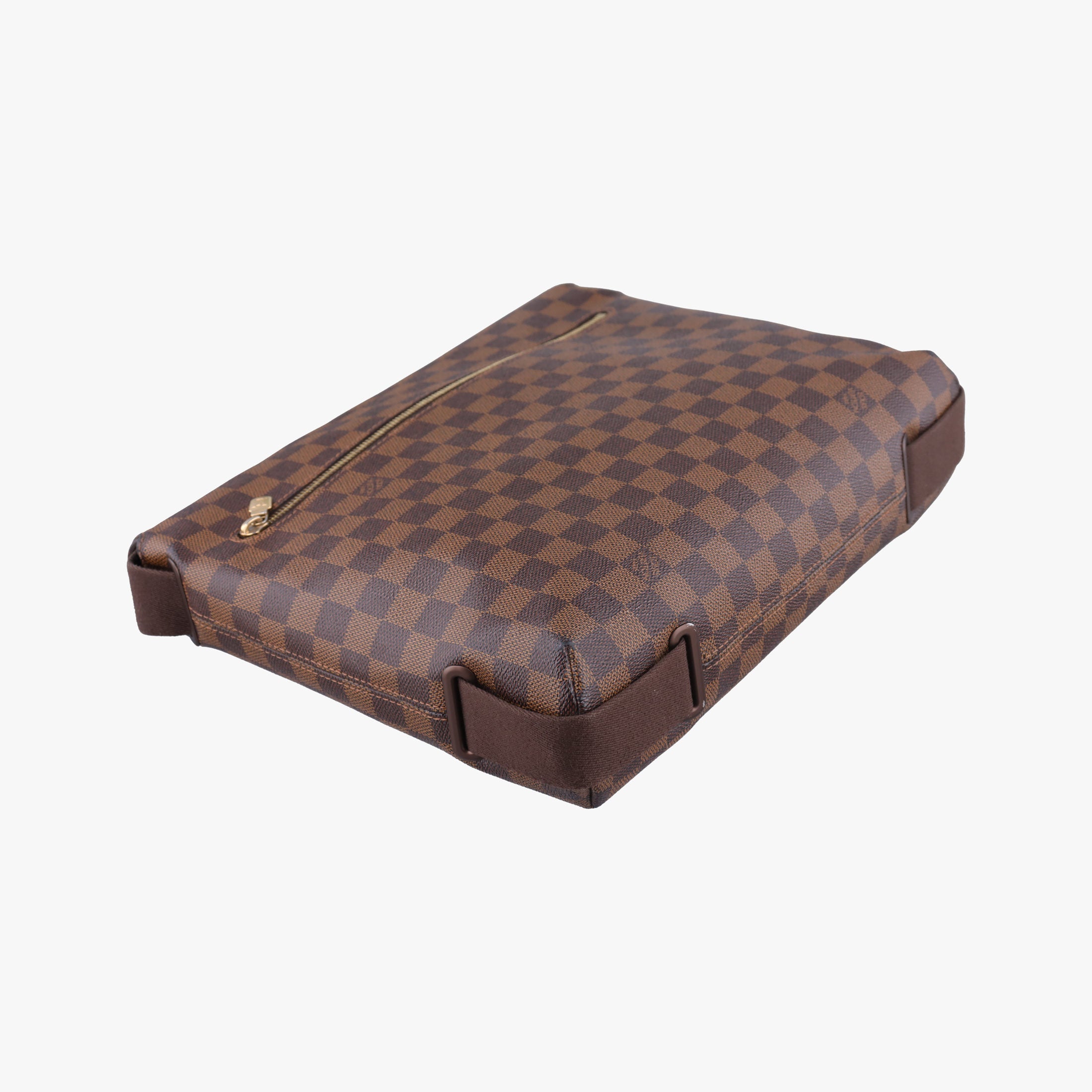 Pre-owned Louis Vuitton BROOKLYN MM EBENE Damier Canvas N51211 shoulderbag | stylenewstar
