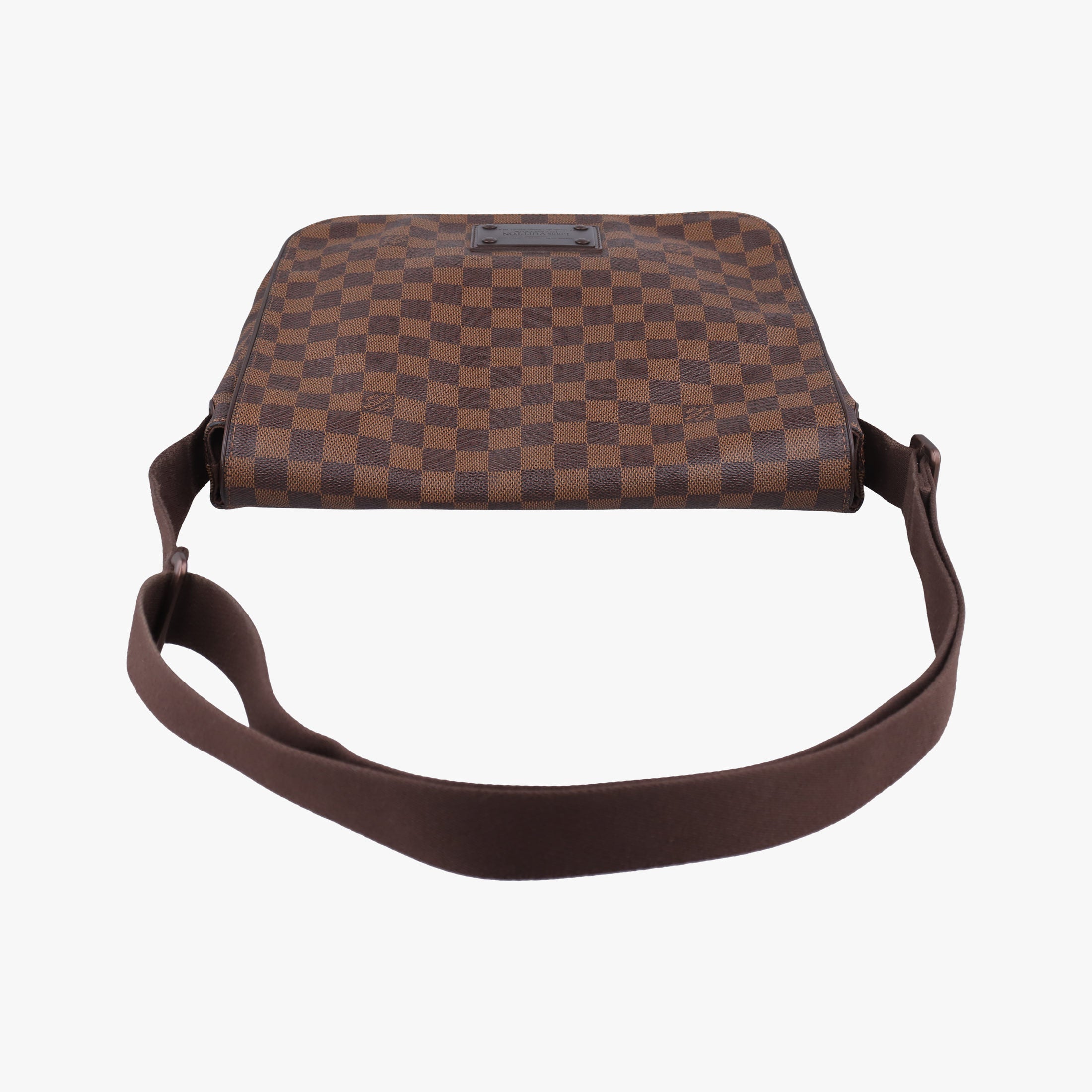 Pre-owned Louis Vuitton BROOKLYN MM EBENE Damier Canvas N51211 shoulderbag | stylenewstar