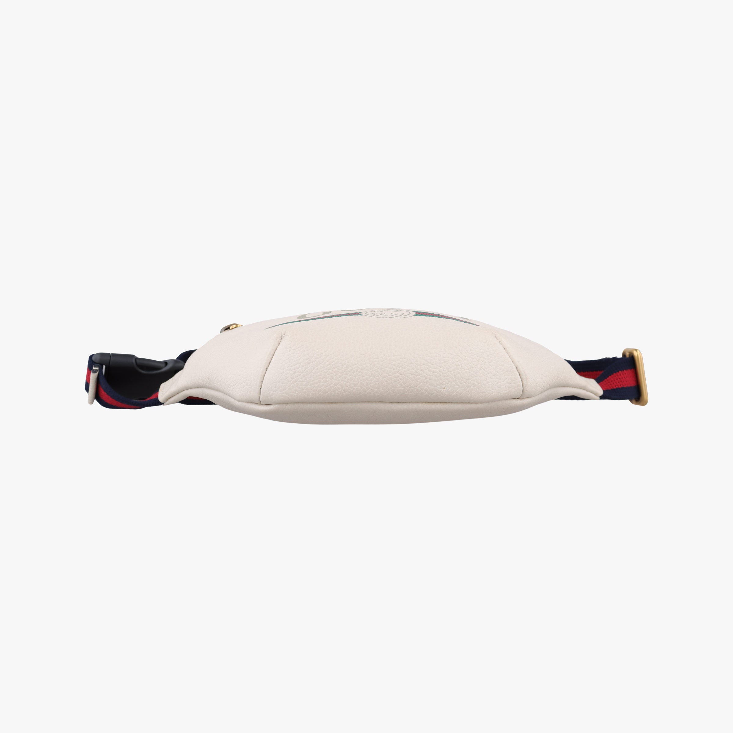 Pre-owned Gucci Print White Leather 527792 bum bag/waist bag | stylenewstar