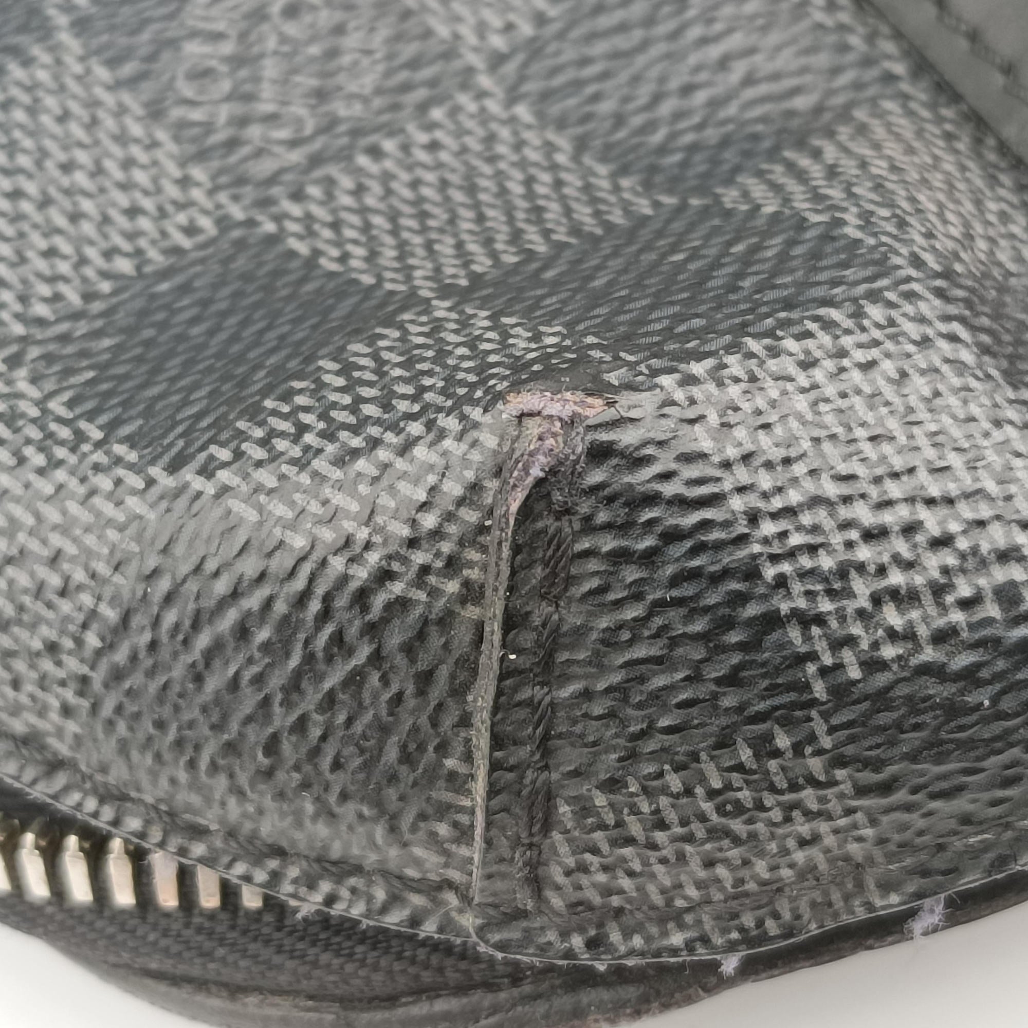 Pre-owned Louis Vuitton Porte-Documents Jour NM Noir Damier Graphite N48260 handbag | stylenewstar