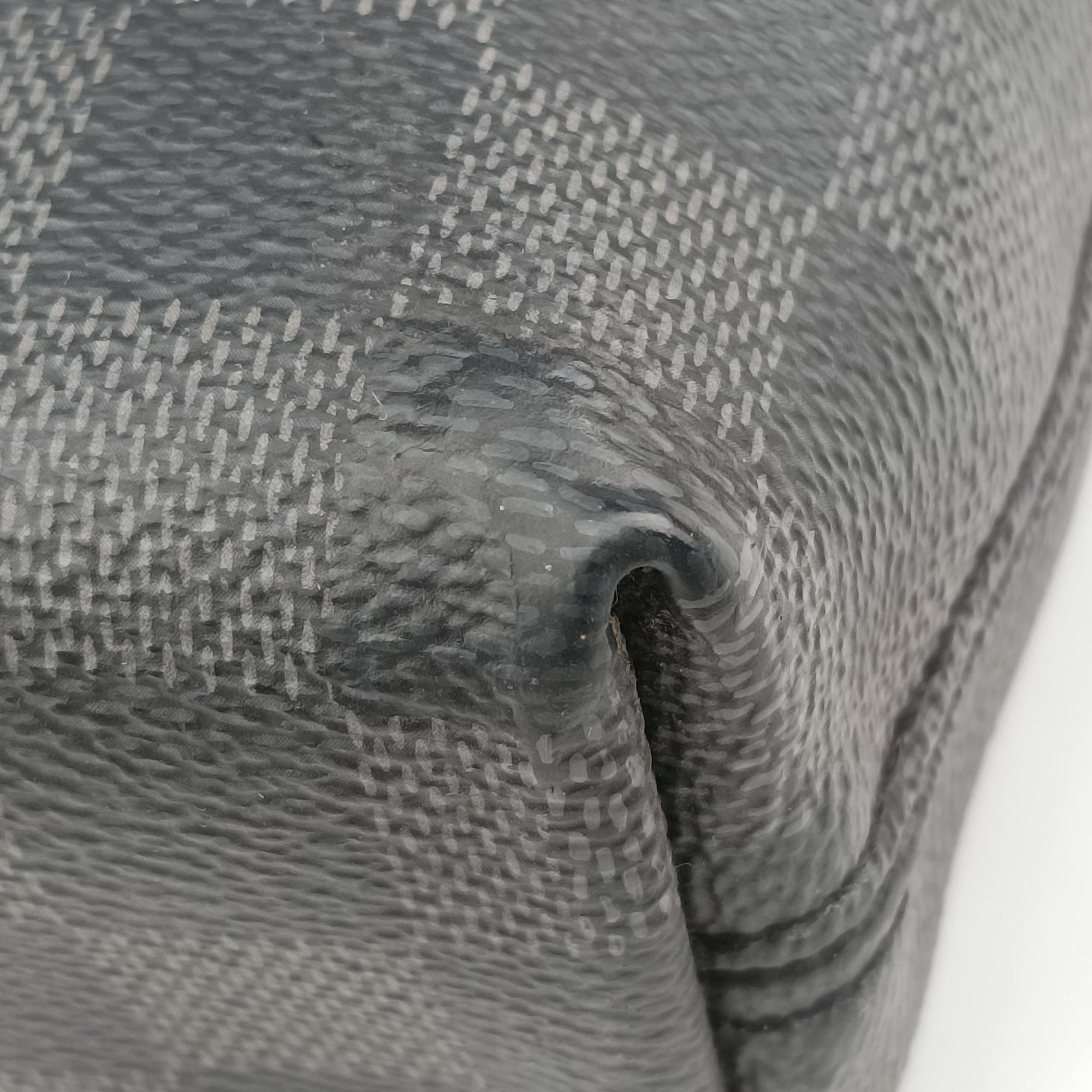 Pre-owned Louis Vuitton Porte-Documents Jour NM Noir Damier Graphite N48260 handbag | stylenewstar