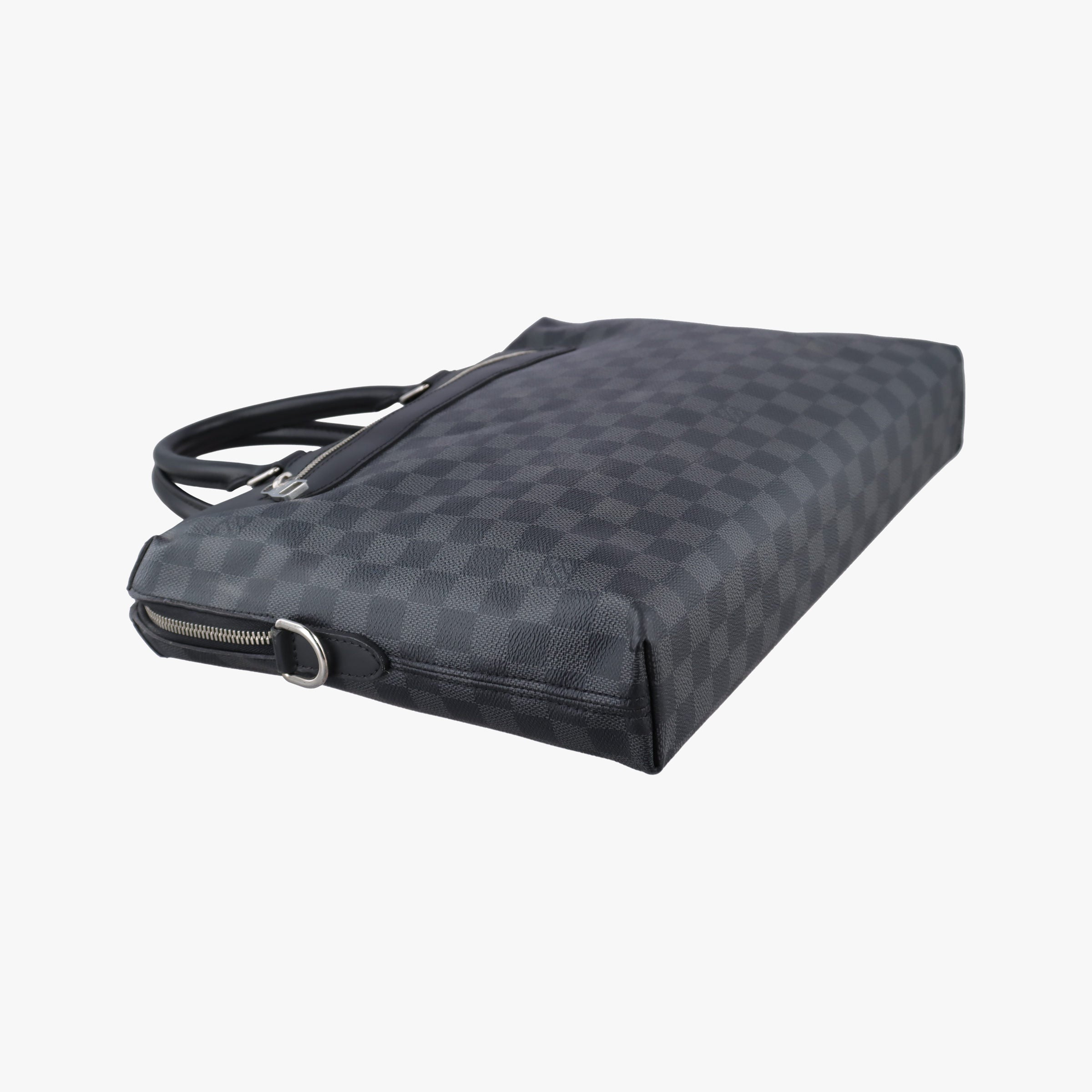 Pre-owned Louis Vuitton Porte-Documents Jour NM Noir Damier Graphite N48260 handbag | stylenewstar