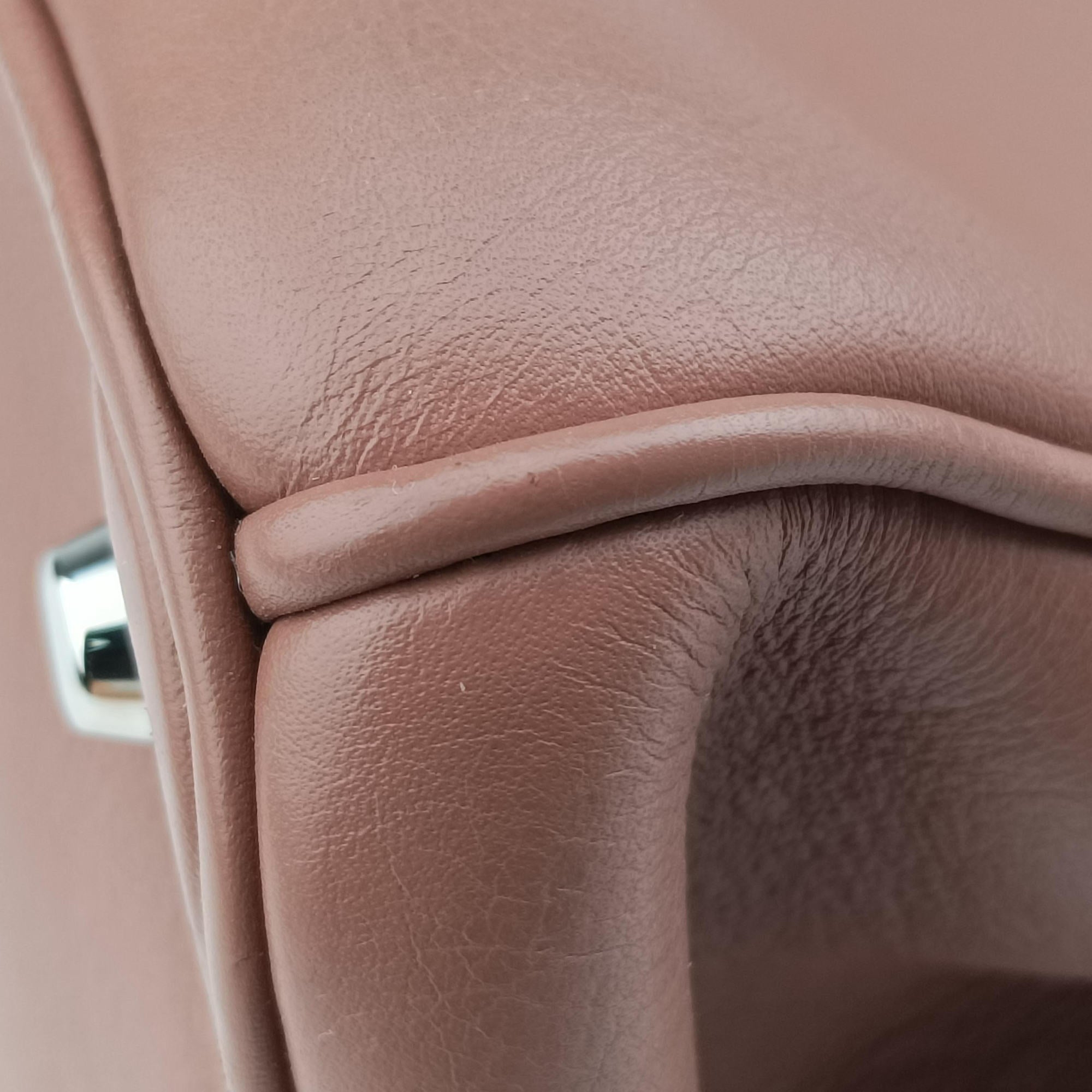 Secondhand Christian Dior Diorissimo Brownish Pink Leather  shoulderbag | stylenewstar