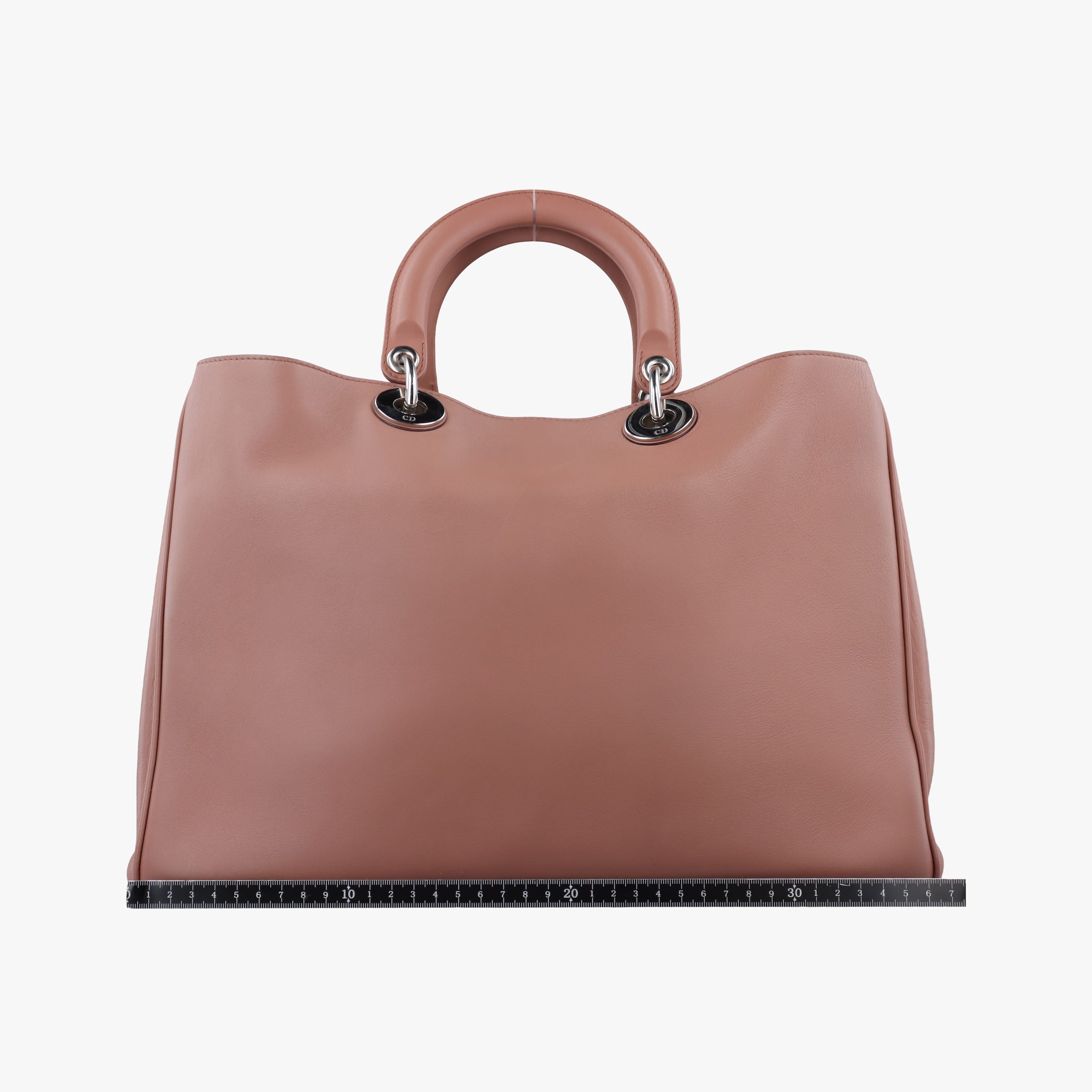 Secondhand Christian Dior Diorissimo Brownish Pink Leather  shoulderbag | stylenewstar