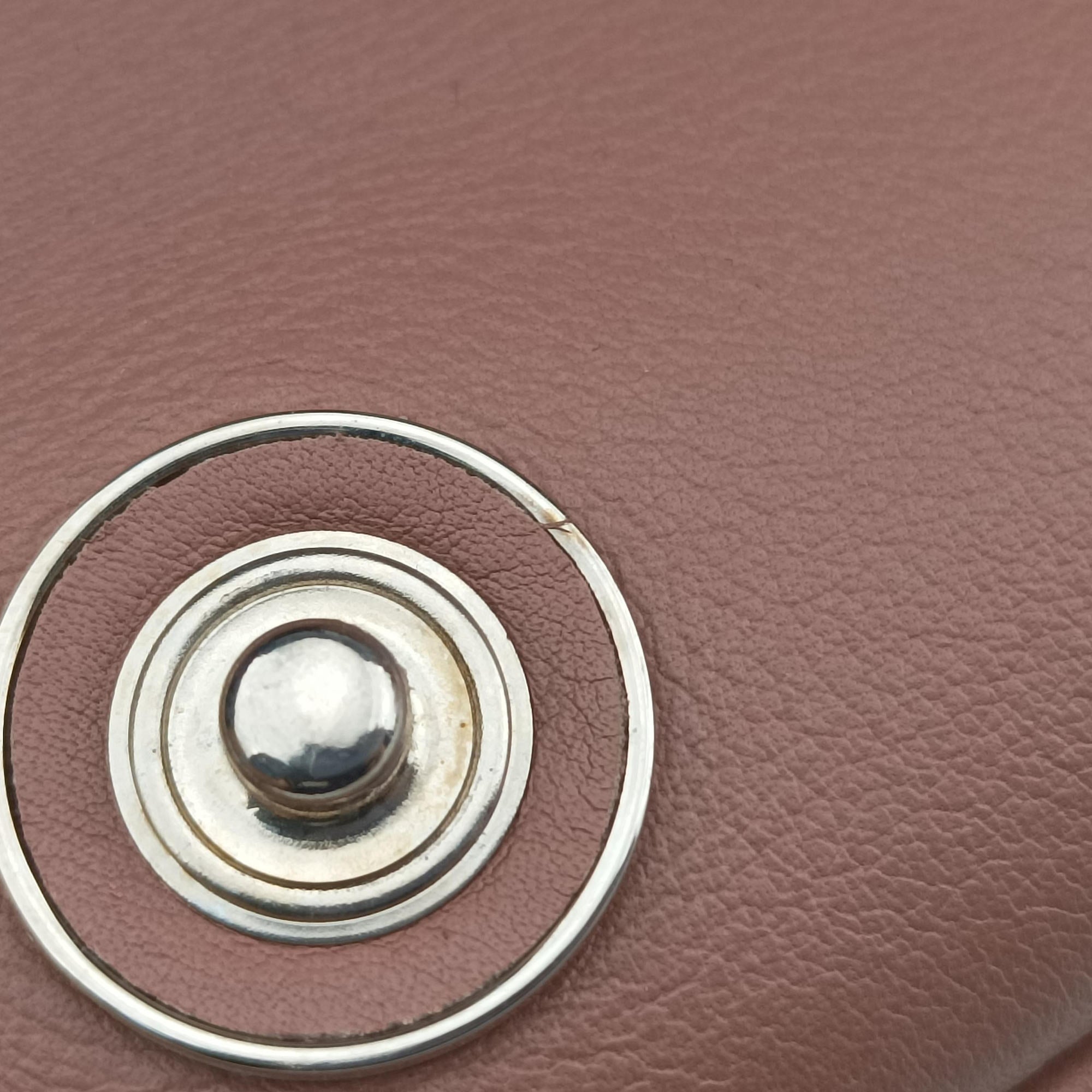 Secondhand Christian Dior Diorissimo Brownish Pink Leather  shoulderbag | stylenewstar