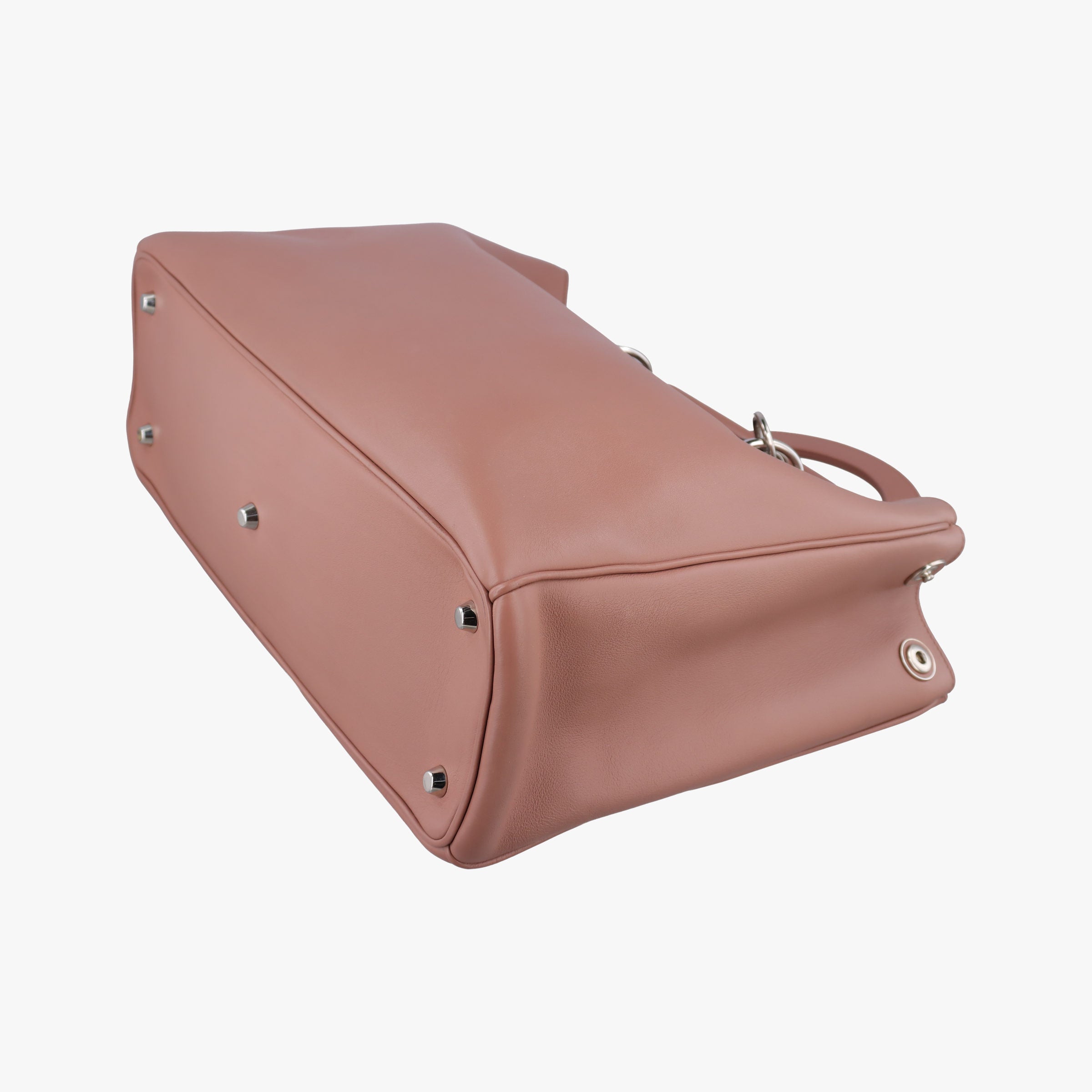 Secondhand Christian Dior Diorissimo Brownish Pink Leather  shoulderbag | stylenewstar
