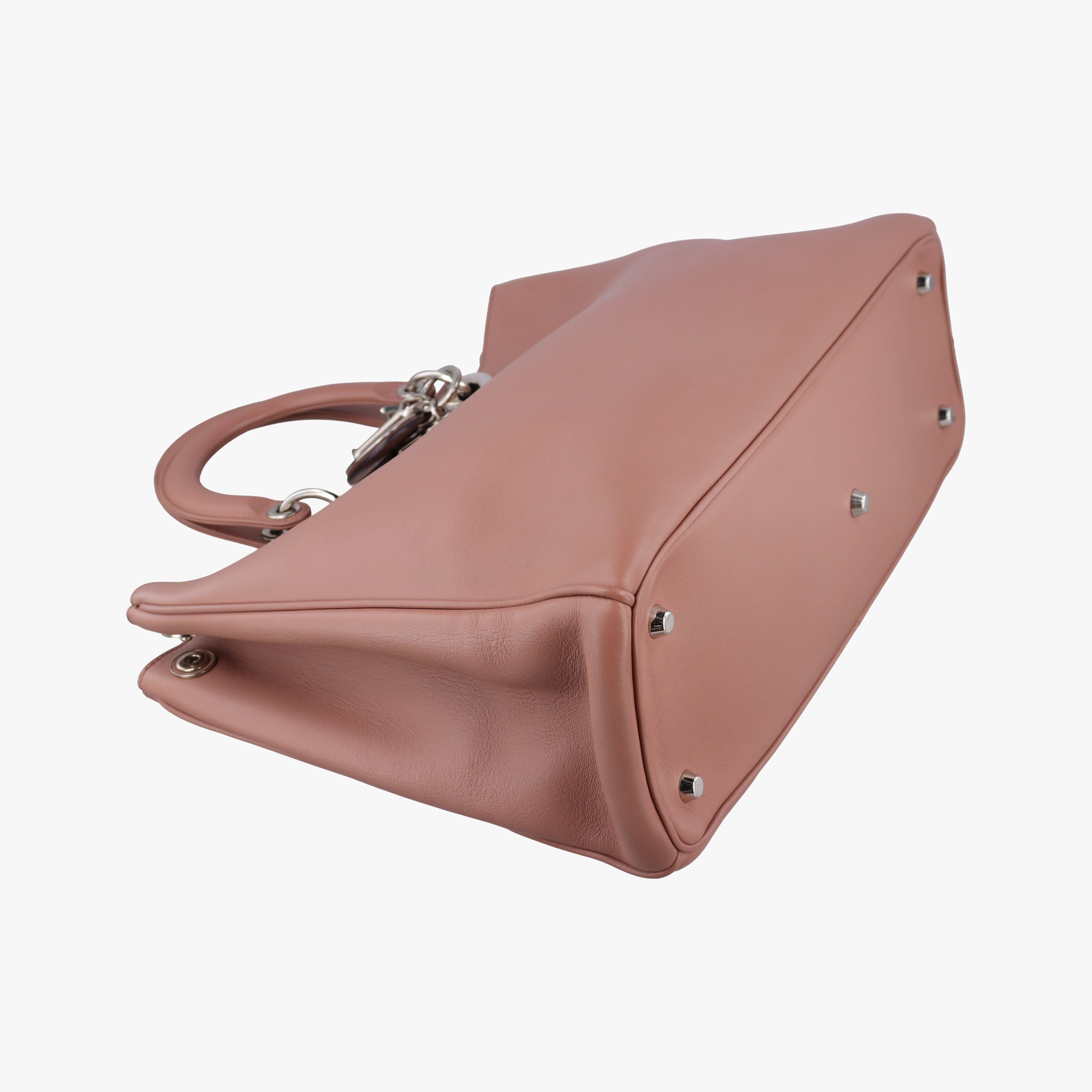 Secondhand Christian Dior Diorissimo Brownish Pink Leather  shoulderbag | stylenewstar