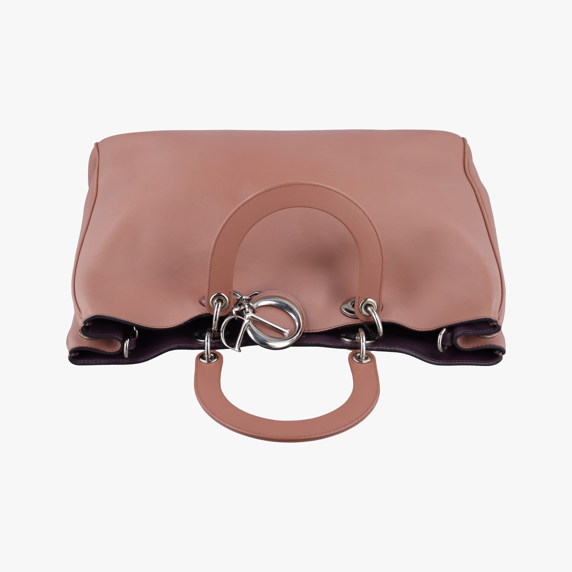 Secondhand Christian Dior Diorissimo Brownish Pink Leather  shoulderbag | stylenewstar