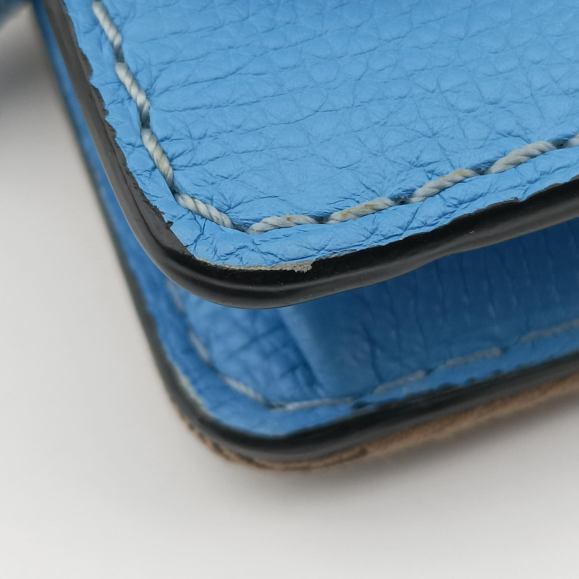 Secondhand Burberry House Check Buckle Blue × Multicolor Canvas × Leather  shoulderbag | stylenewstar