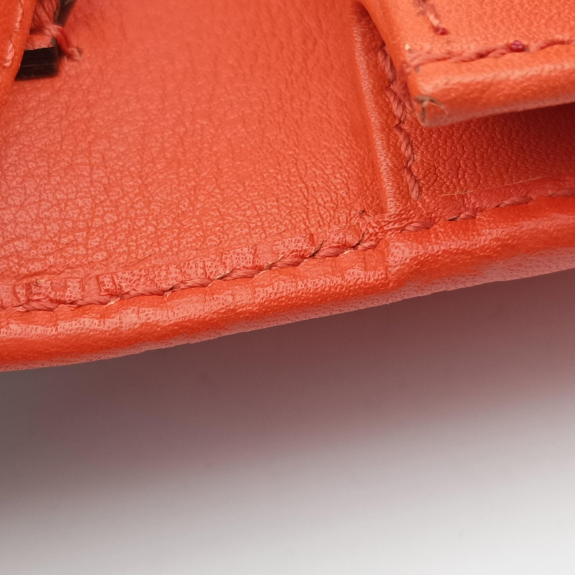 Secondhand Gucci Micro GG Guccissima Orange Leather 466507 shoulderbag | stylenewstar