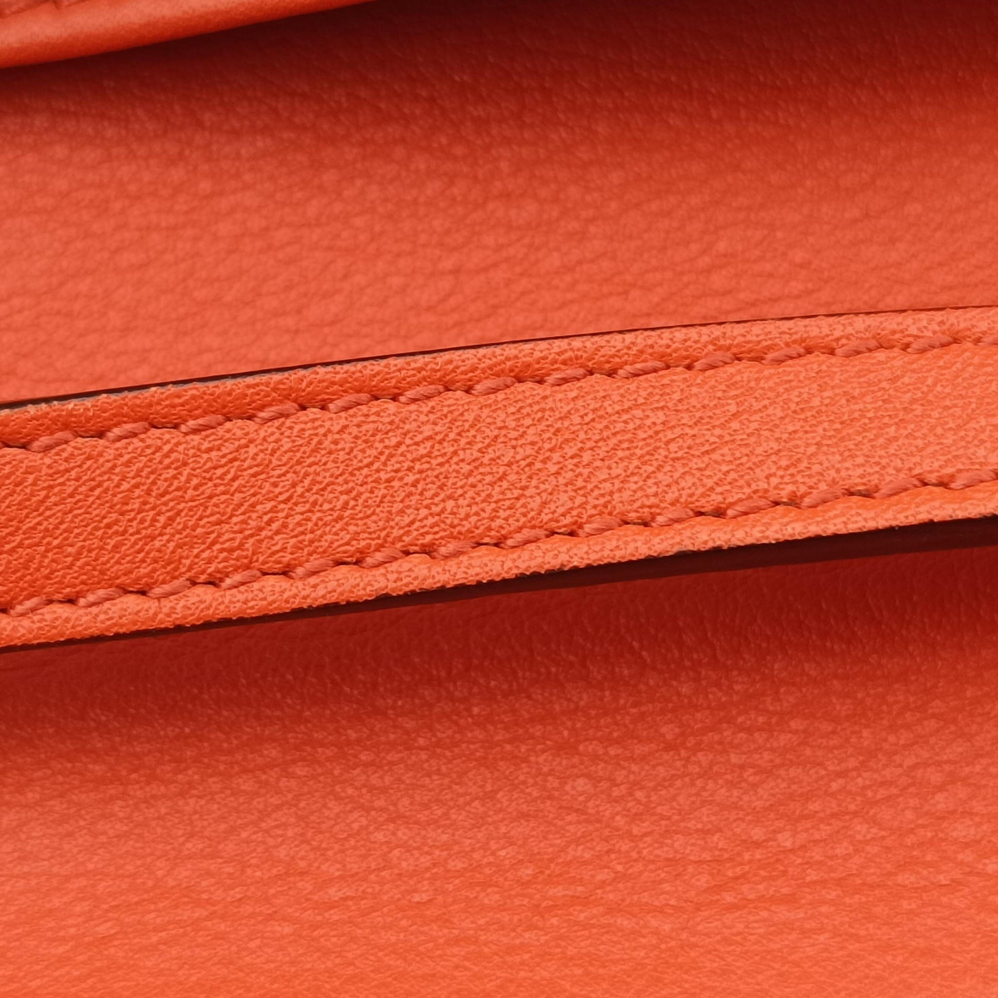 Secondhand Gucci Micro GG Guccissima Orange Leather 466507 shoulderbag | stylenewstar