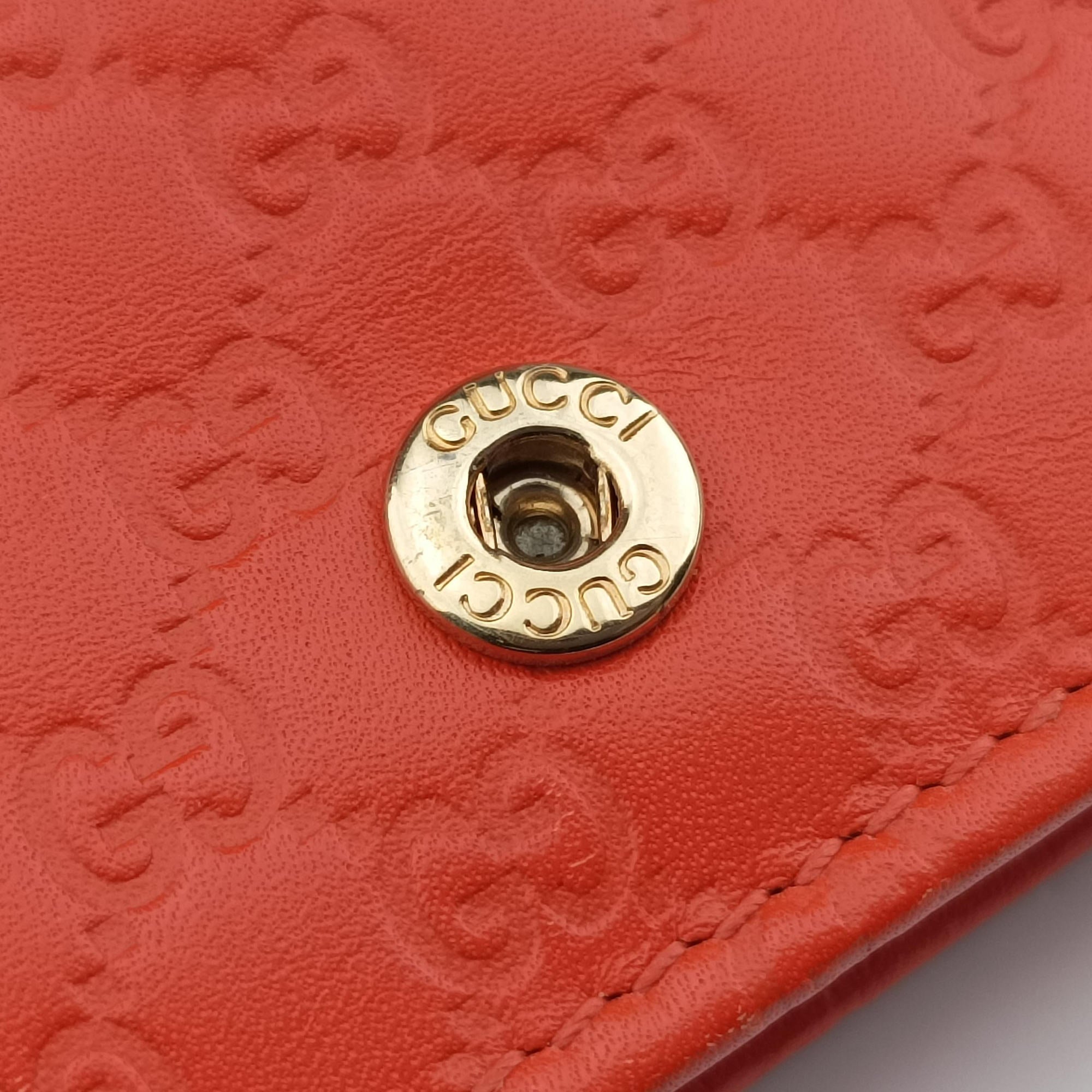Secondhand Gucci Micro GG Guccissima Orange Leather 466507 shoulderbag | stylenewstar