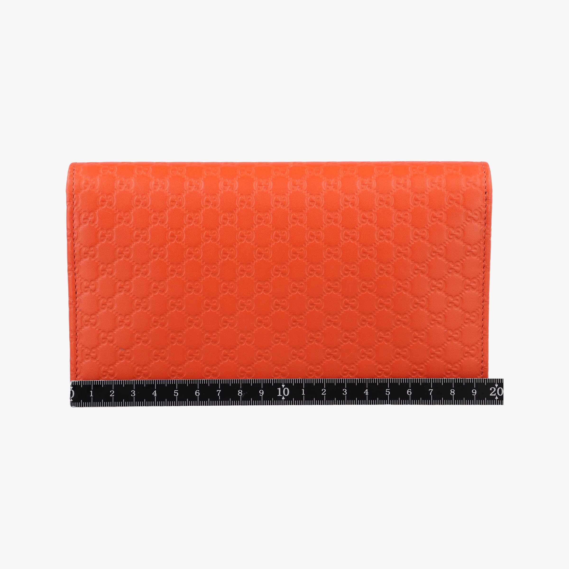 Secondhand Gucci Micro GG Guccissima Orange Leather 466507 shoulderbag | stylenewstar
