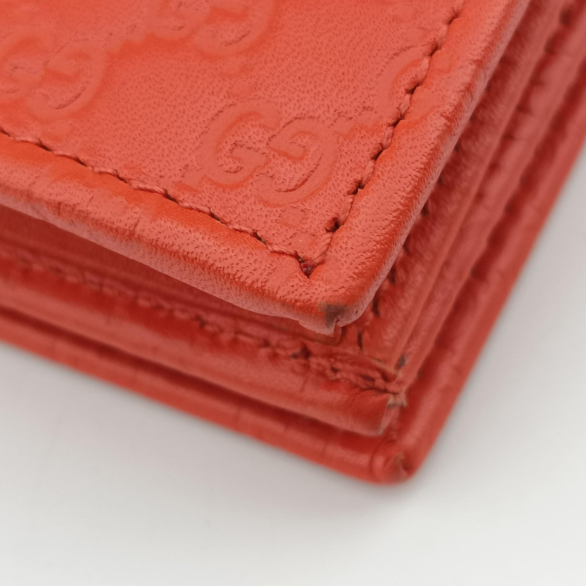 Secondhand Gucci Micro GG Guccissima Orange Leather 466507 shoulderbag | stylenewstar