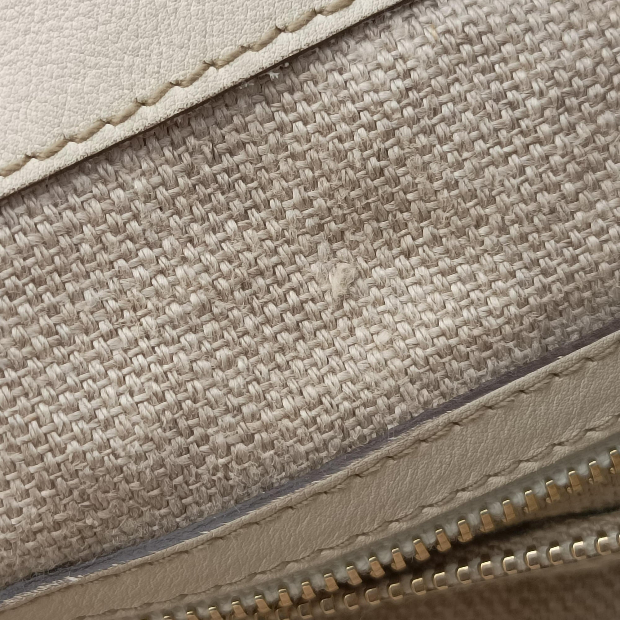Pre-owned Gucci Bamboo BeigexIVORY Straw × Leather 169976 shoulderbag | stylenewstar