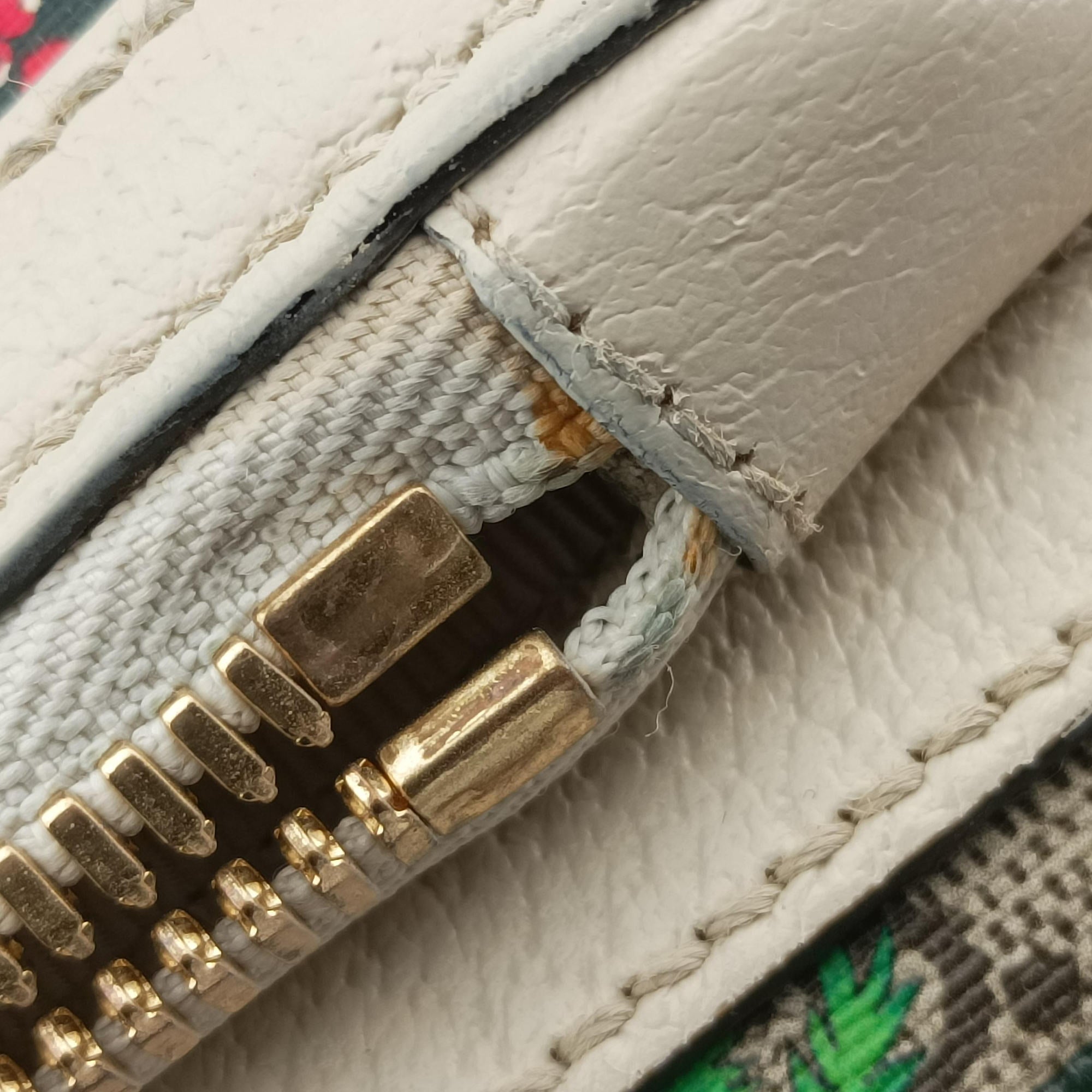 Pre-owned Gucci Ophidia Flora Multicolour PVC coated canvas×leather 547965 backpack/rucksack | stylenewstar