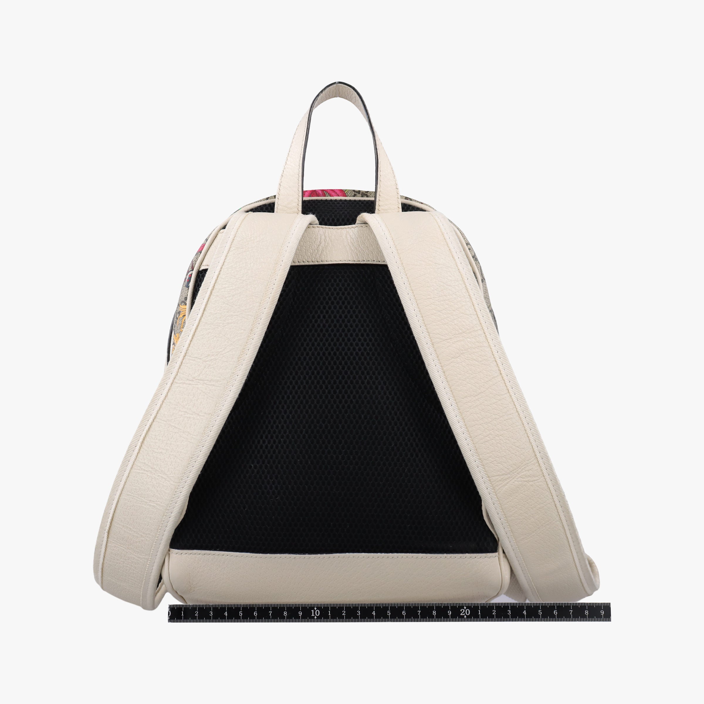 Pre-owned Gucci Ophidia Flora Multicolour PVC coated canvas×leather 547965 backpack/rucksack | stylenewstar
