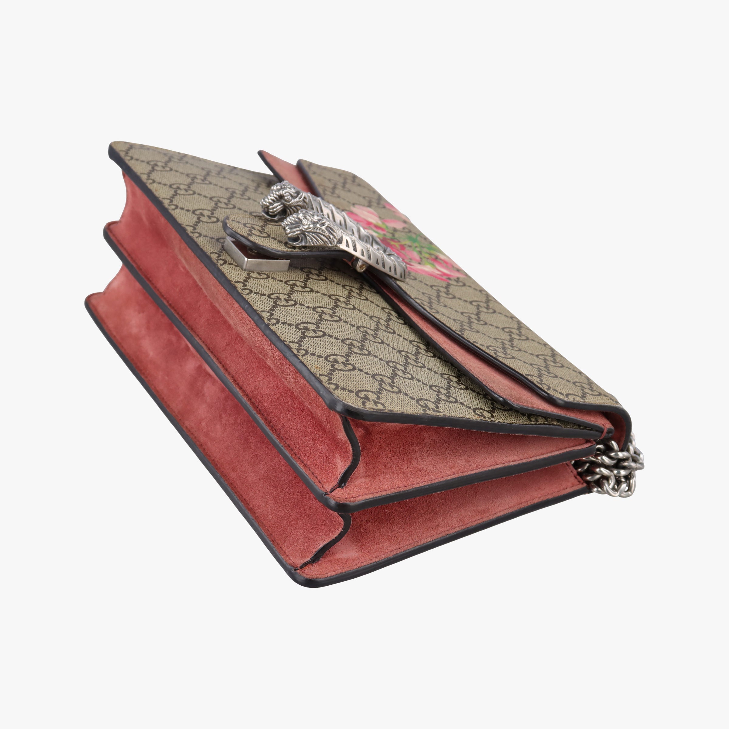 Pre-owned Gucci Dionysus beige×red×multicolor PVC coated canvas 400249 shoulderbag | stylenewstar
