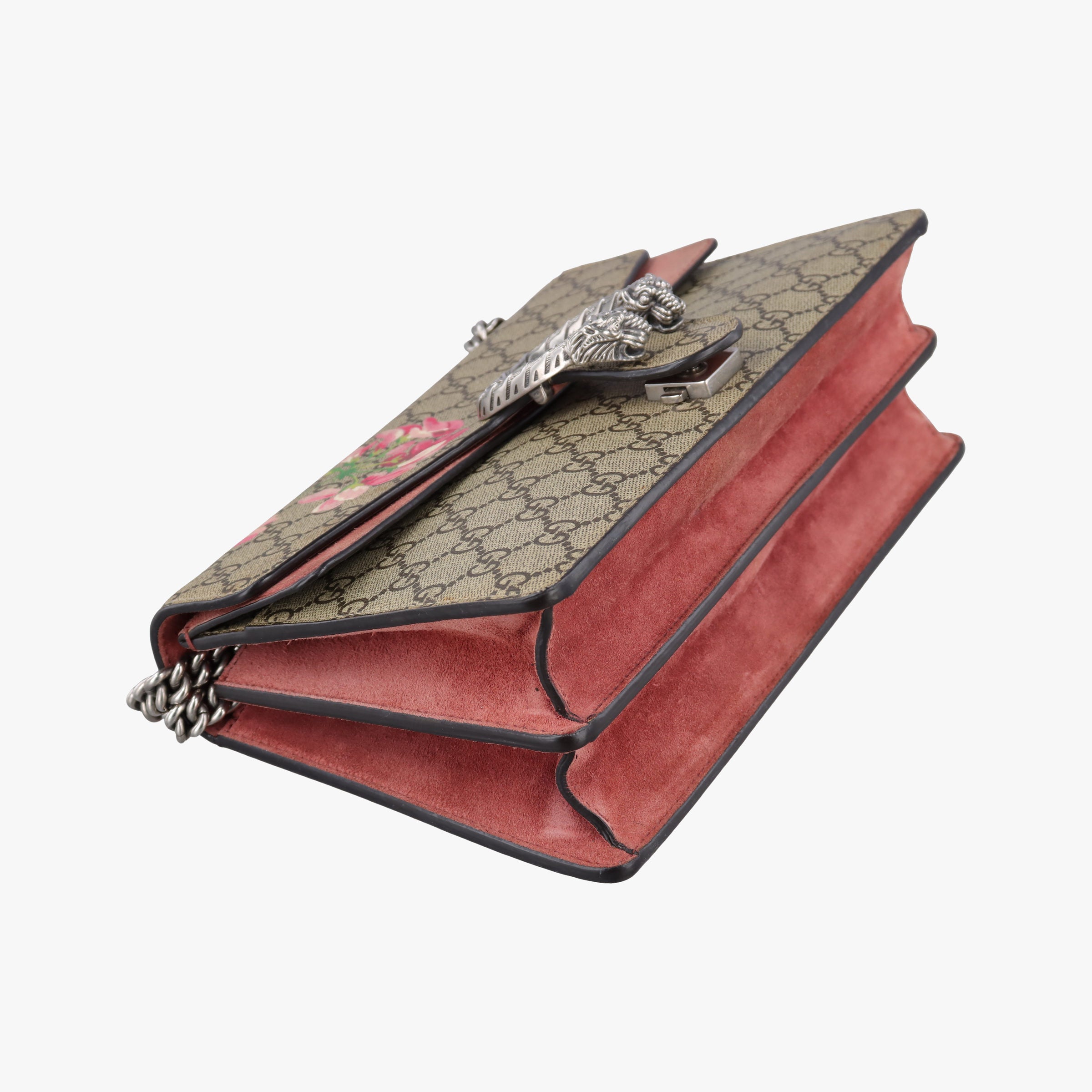 Pre-owned Gucci Dionysus beige×red×multicolor PVC coated canvas 400249 shoulderbag | stylenewstar