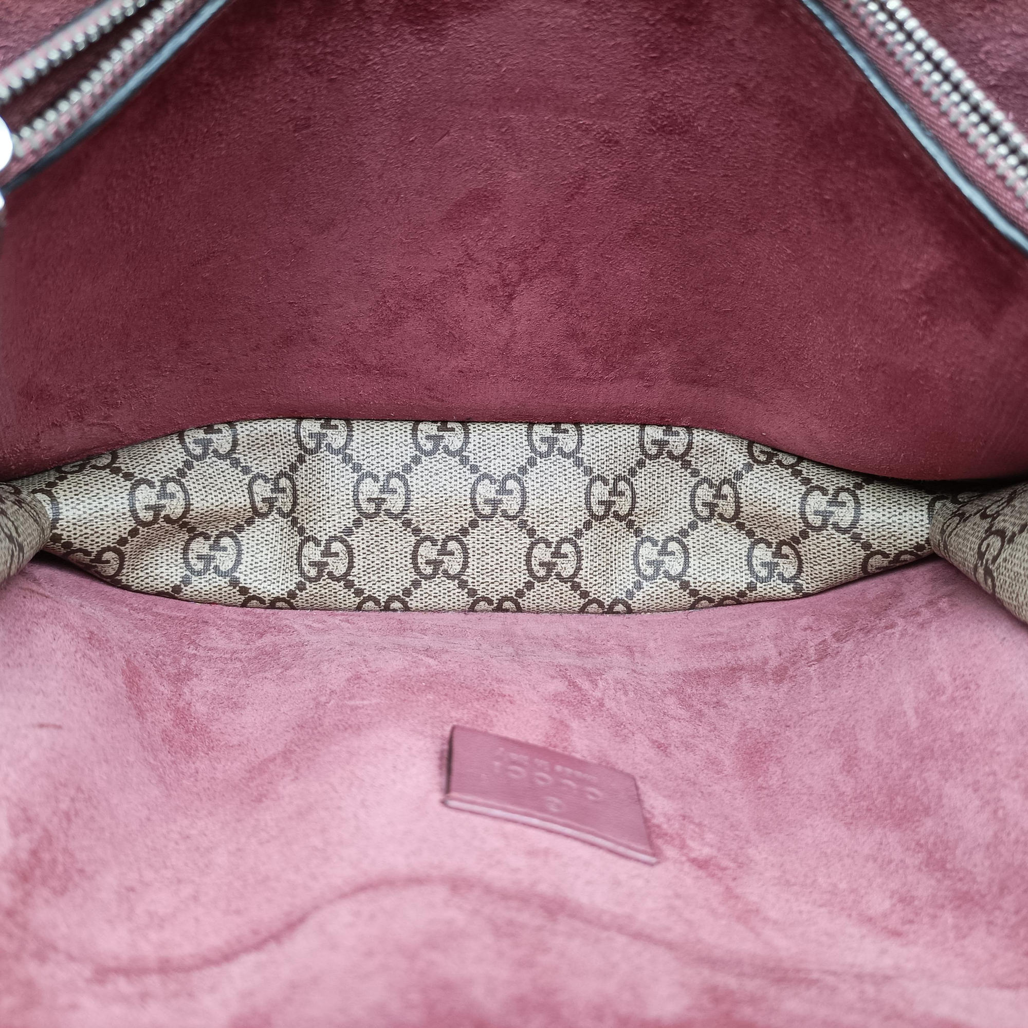 Pre-owned Gucci Dionysus beige×red×multicolor PVC coated canvas 400249 shoulderbag | stylenewstar
