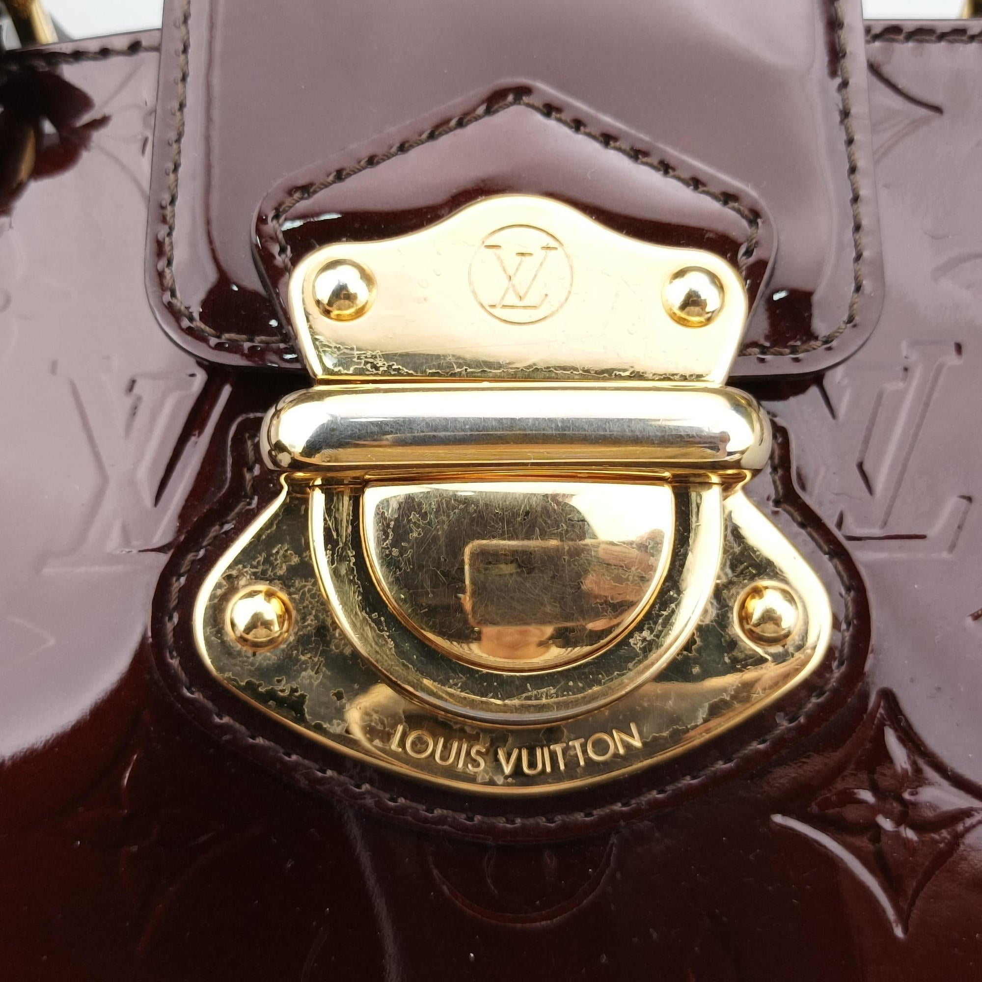 Vintage Louis Vuitton MELROSE AVENUE AMARANTE Vernis M93757 handbag | stylenewstar