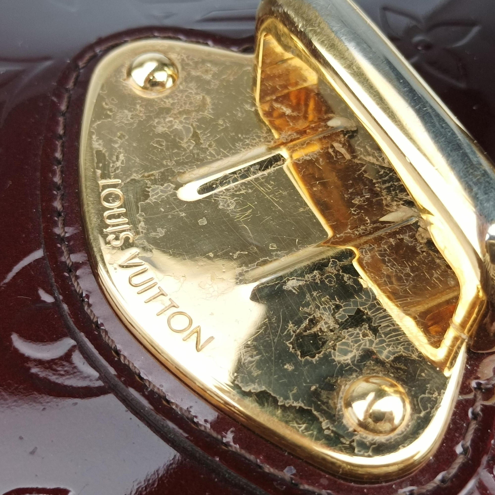 Vintage Louis Vuitton MELROSE AVENUE AMARANTE Vernis M93757 handbag | stylenewstar