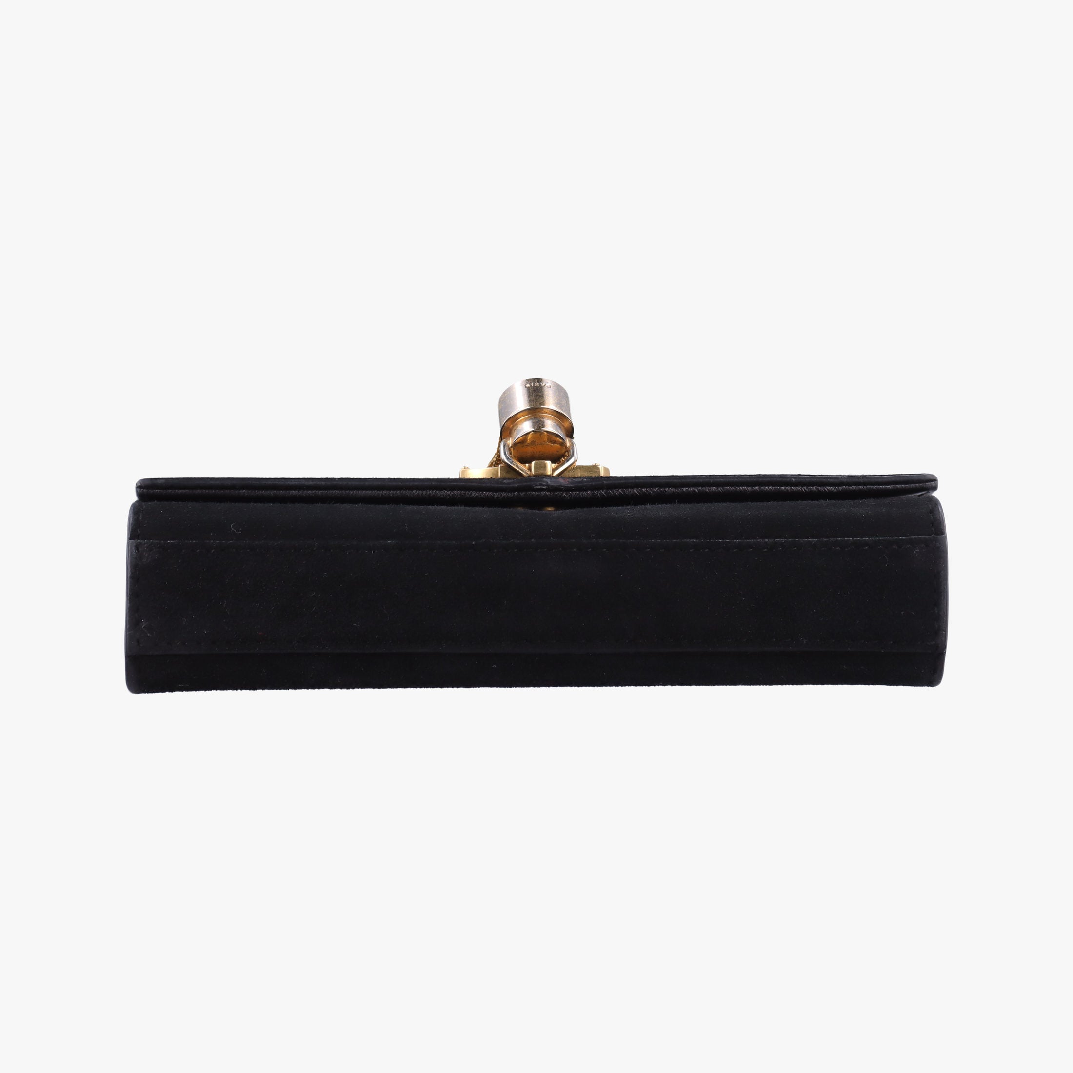 Pre-owned Yves Saint Laurent KATE Black Suede 354120 shoulderbag | stylenewstar
