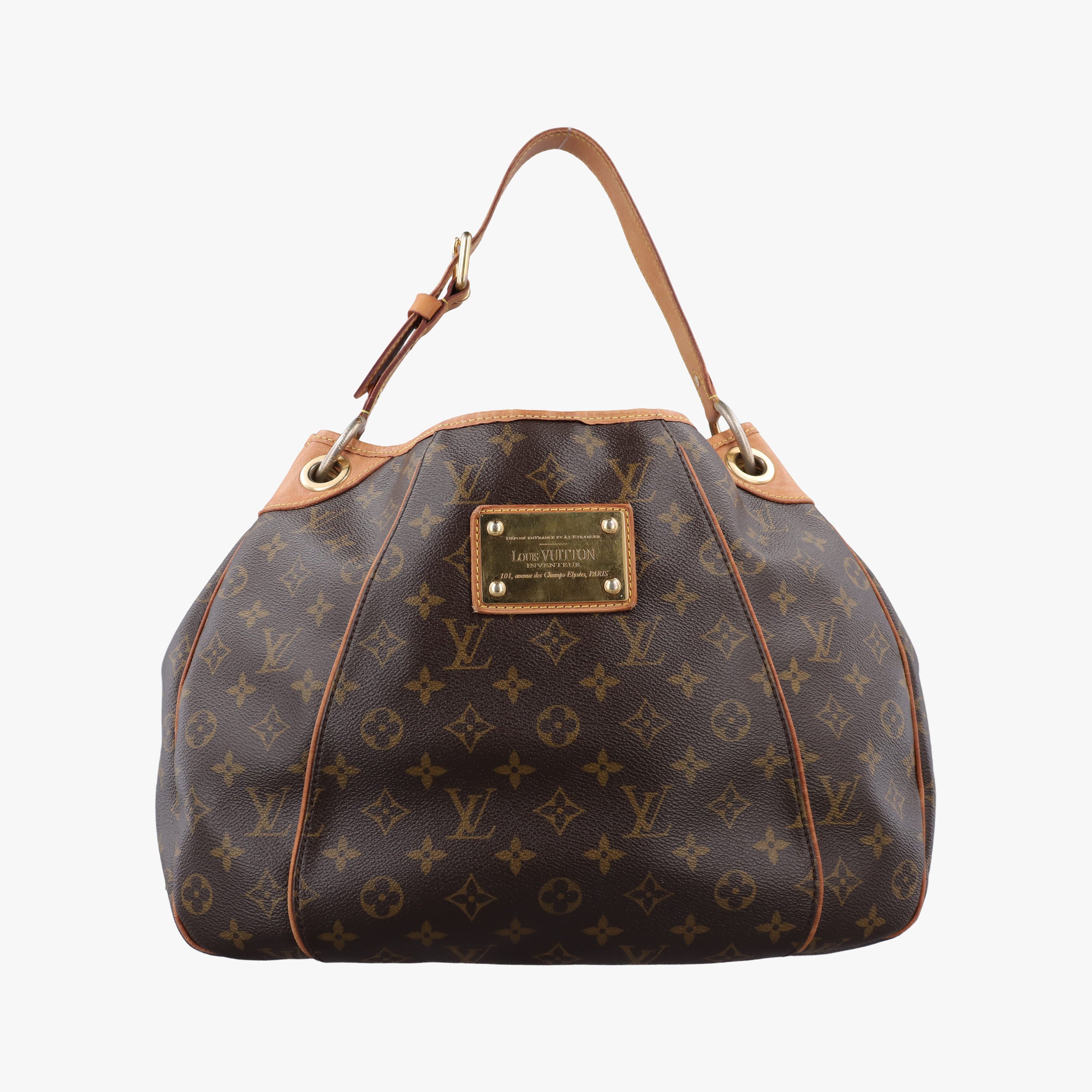 Pre-owned Louis Vuitton GALLIERA PM Brown Monogram Canvas M56382 shoulderbag | stylenewstar