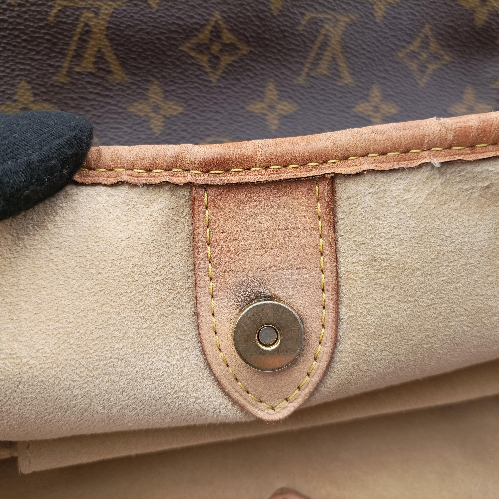 Pre-owned Louis Vuitton GALLIERA PM Brown Monogram Canvas M56382 shoulderbag | stylenewstar