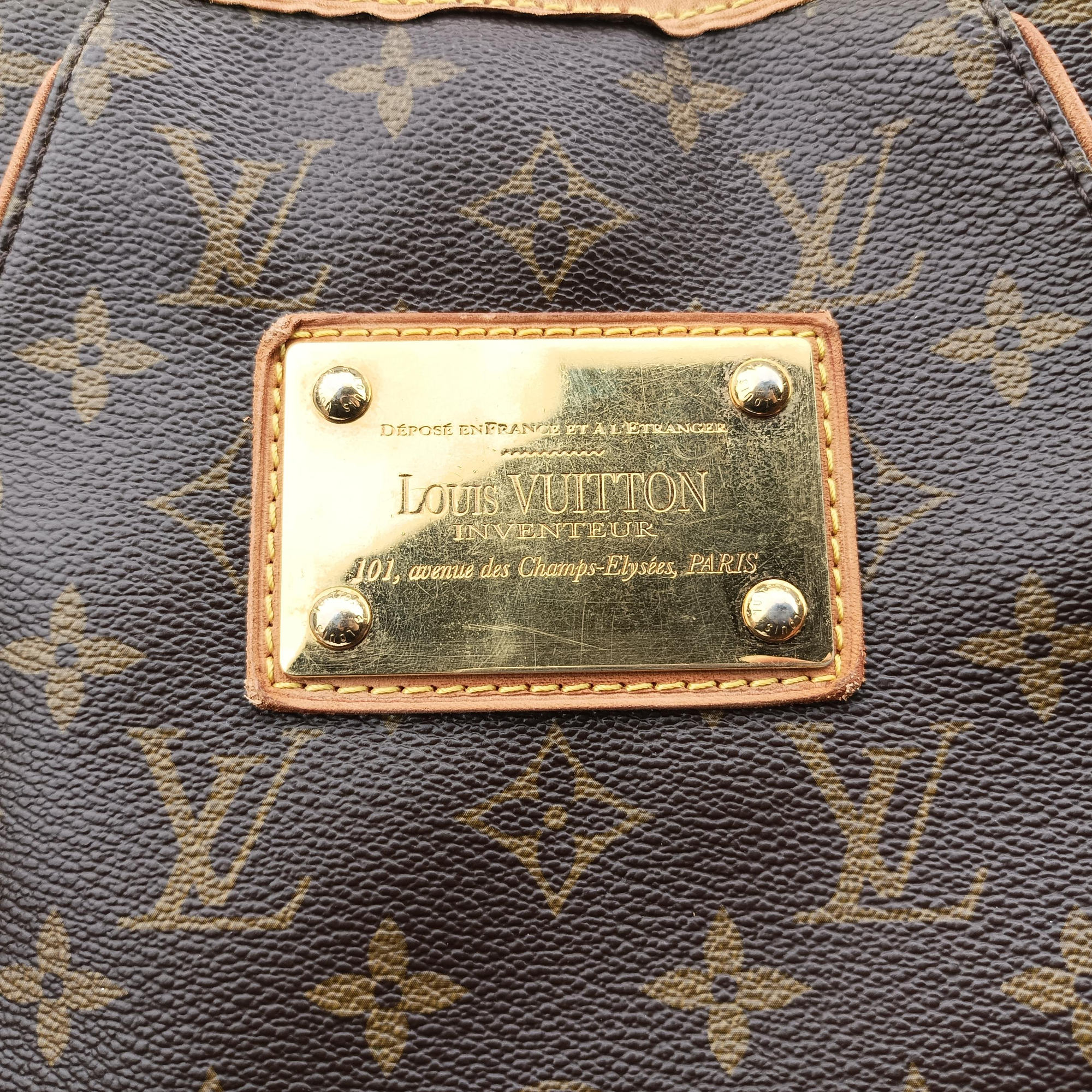 Pre-owned Louis Vuitton GALLIERA PM Brown Monogram Canvas M56382 shoulderbag | stylenewstar