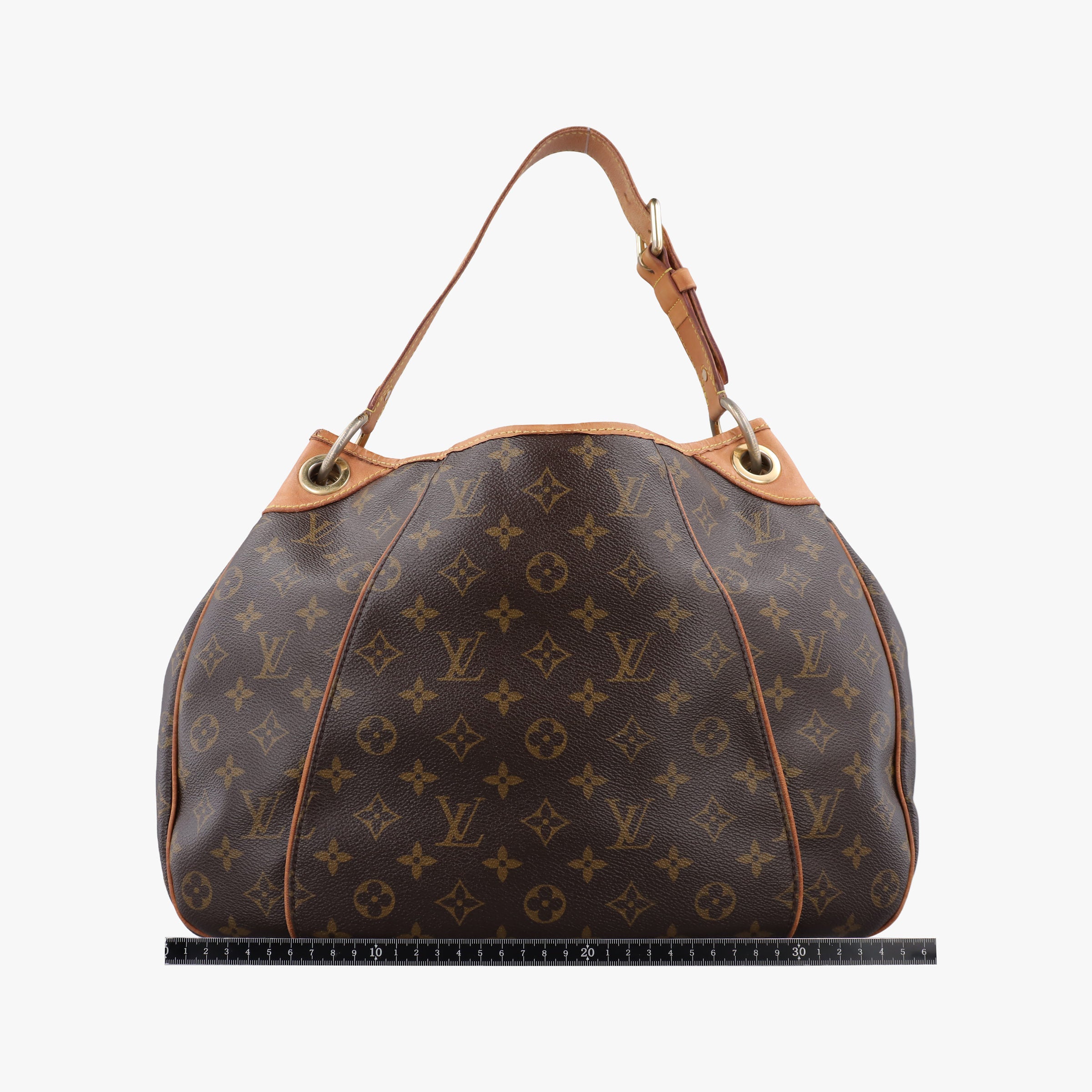 Pre-owned Louis Vuitton GALLIERA PM Brown Monogram Canvas M56382 shoulderbag | stylenewstar