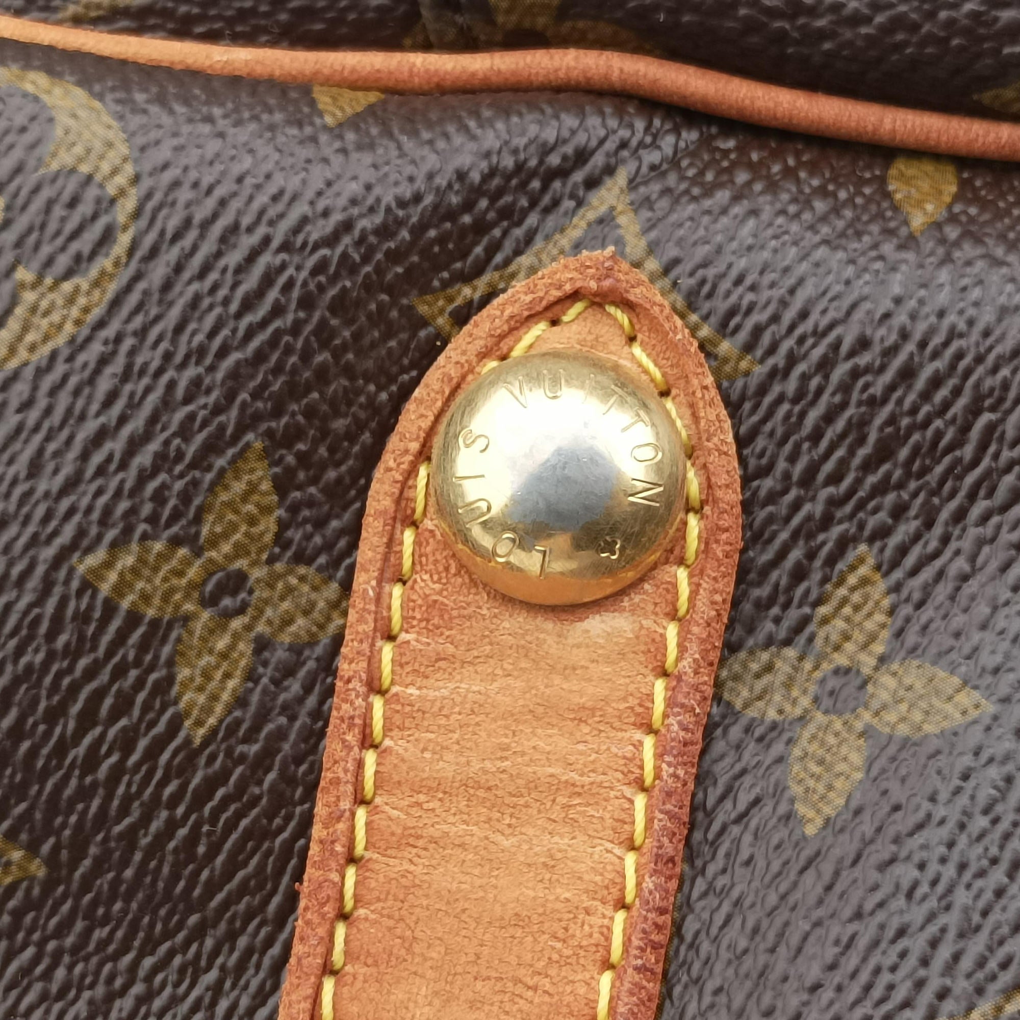 Pre-owned Louis Vuitton GALLIERA PM Brown Monogram Canvas M56382 shoulderbag | stylenewstar