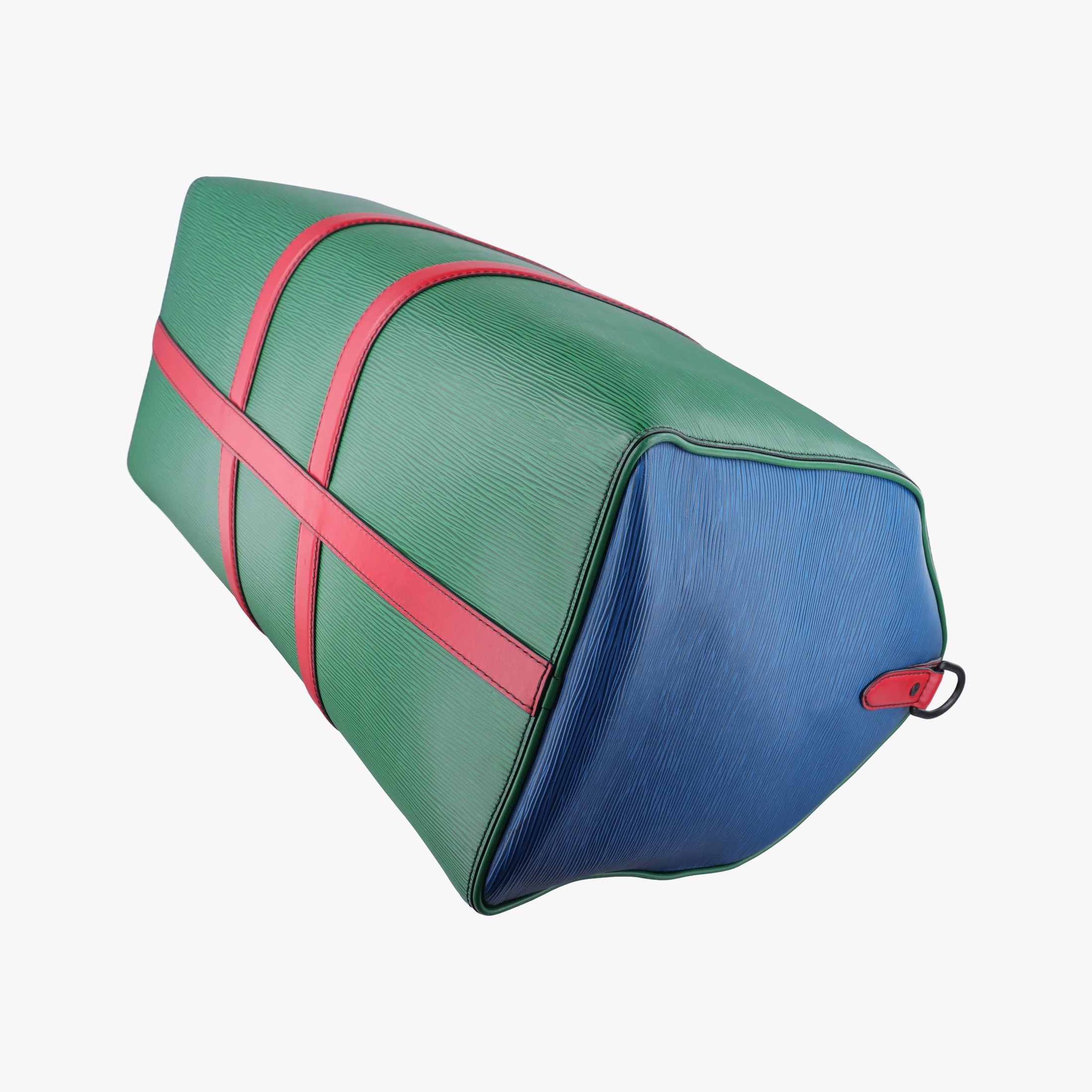 Vintage Louis Vuitton Keepall Bandouliere 50 Green × Red epi M55571 shoulderbag | stylenewstar