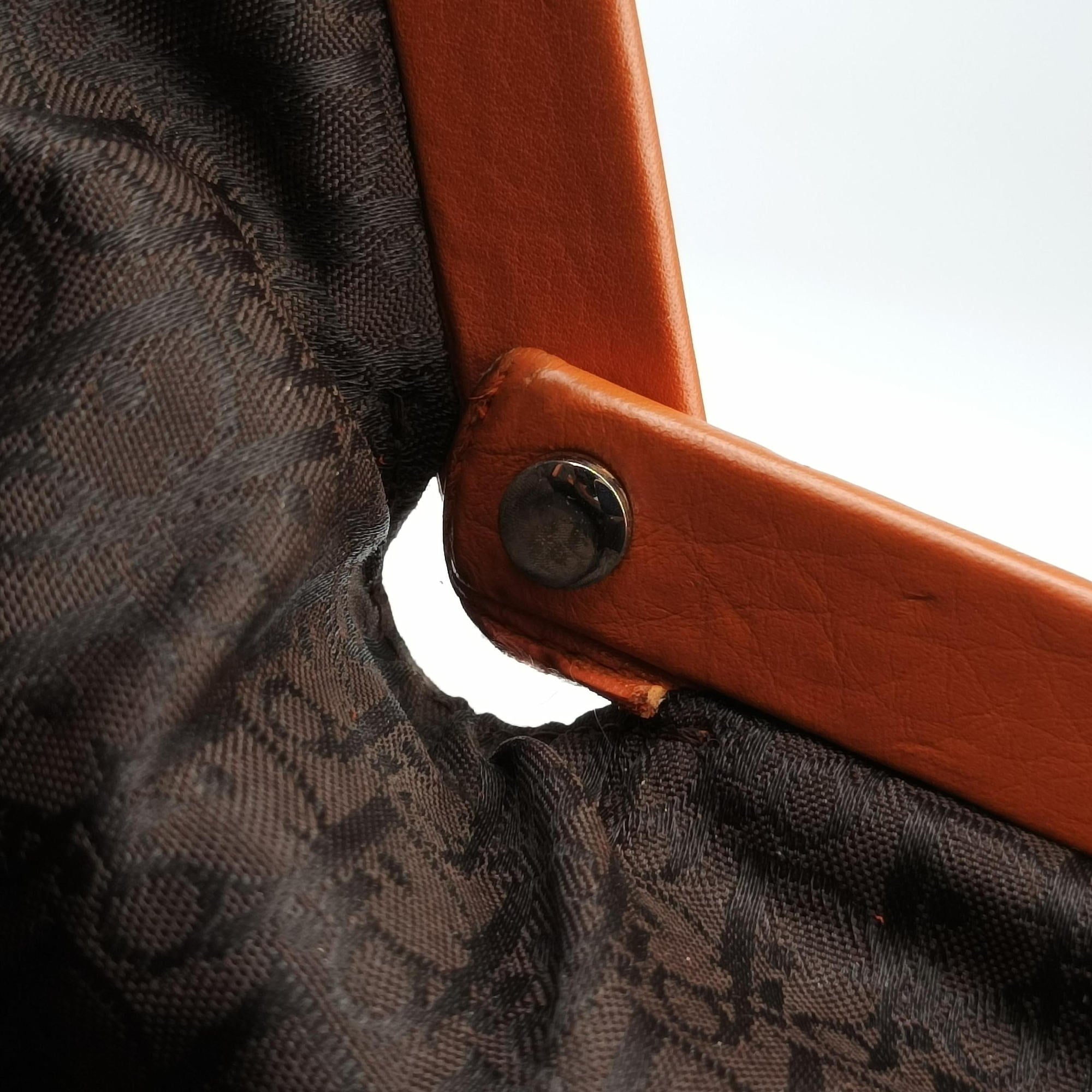 Pre-owned Christian Dior Detective Orange Leather  handbag | stylenewstar