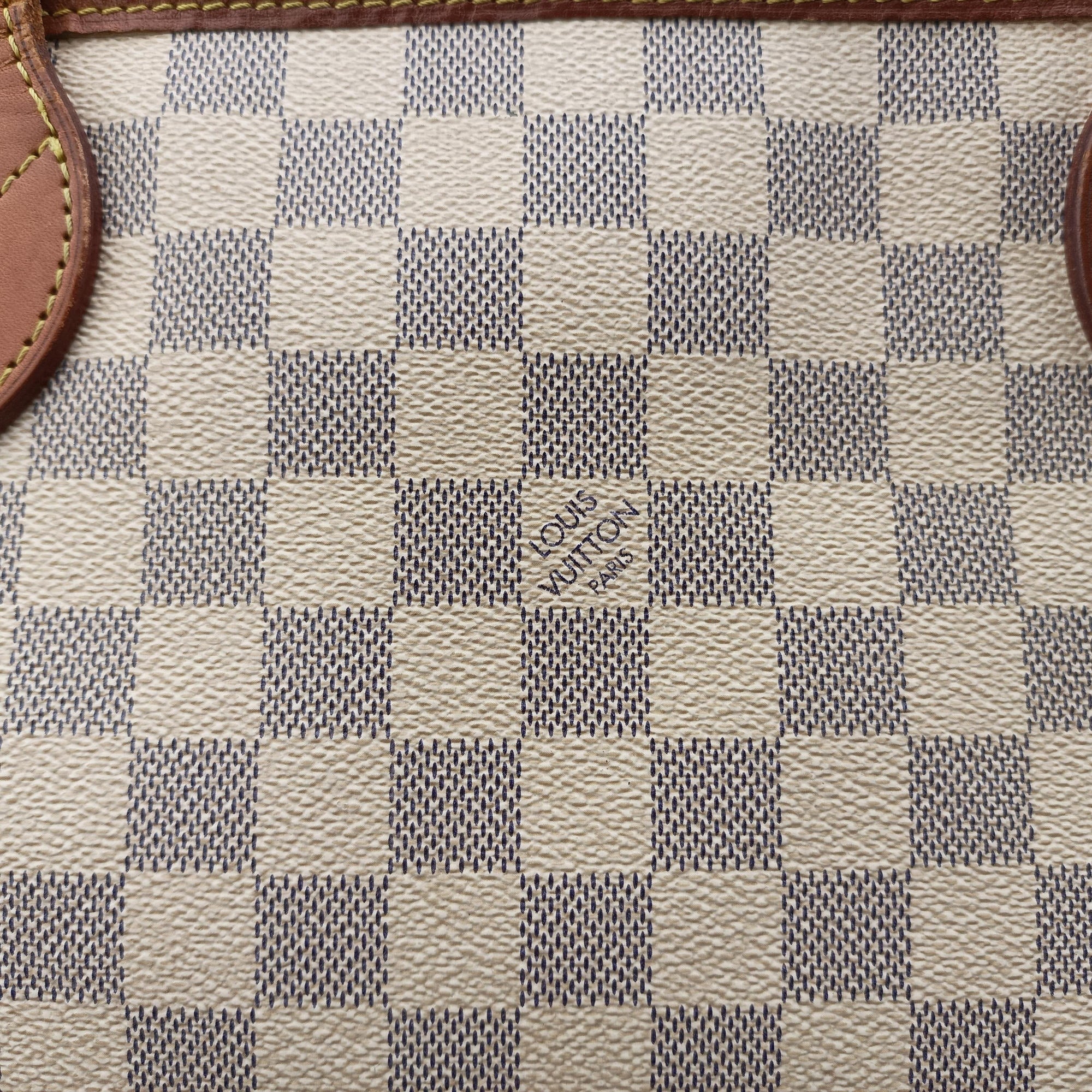 Pre-owned Louis Vuitton Neverfull MM Azur Damier Canvas N51107 shoulderbag | stylenewstar