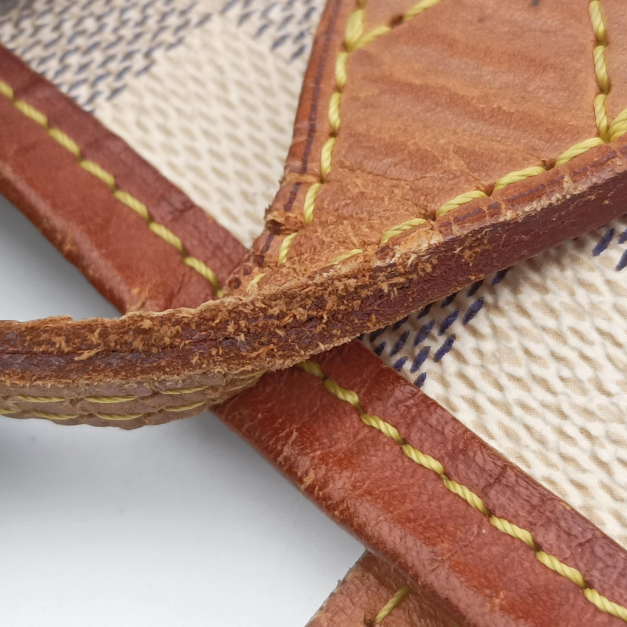 Pre-owned Louis Vuitton Neverfull MM Azur Damier Canvas N51107 shoulderbag | stylenewstar