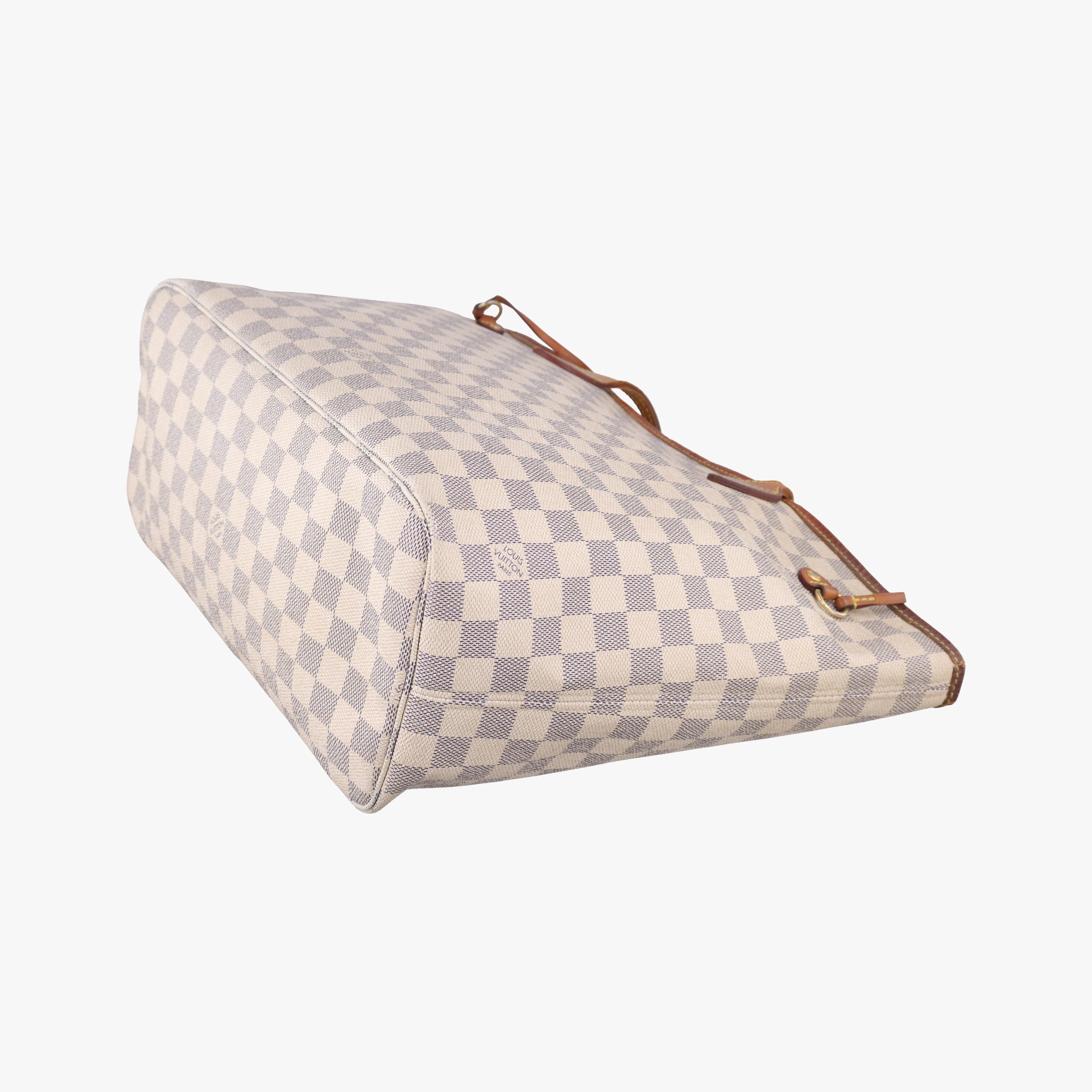 Pre-owned Louis Vuitton Neverfull MM Azur Damier Canvas N51107 shoulderbag | stylenewstar