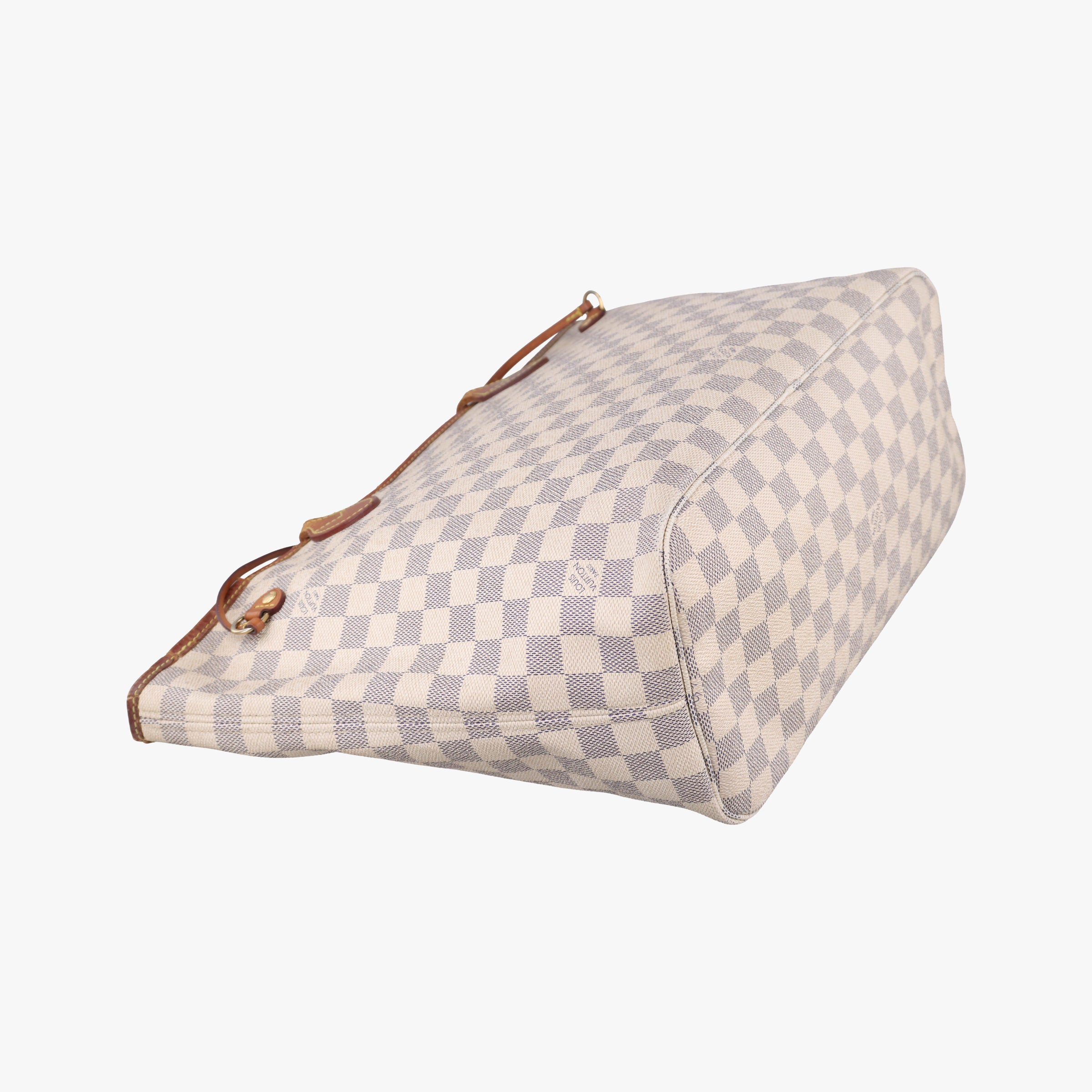 Pre-owned Louis Vuitton Neverfull MM Azur Damier Canvas N51107 shoulderbag | stylenewstar