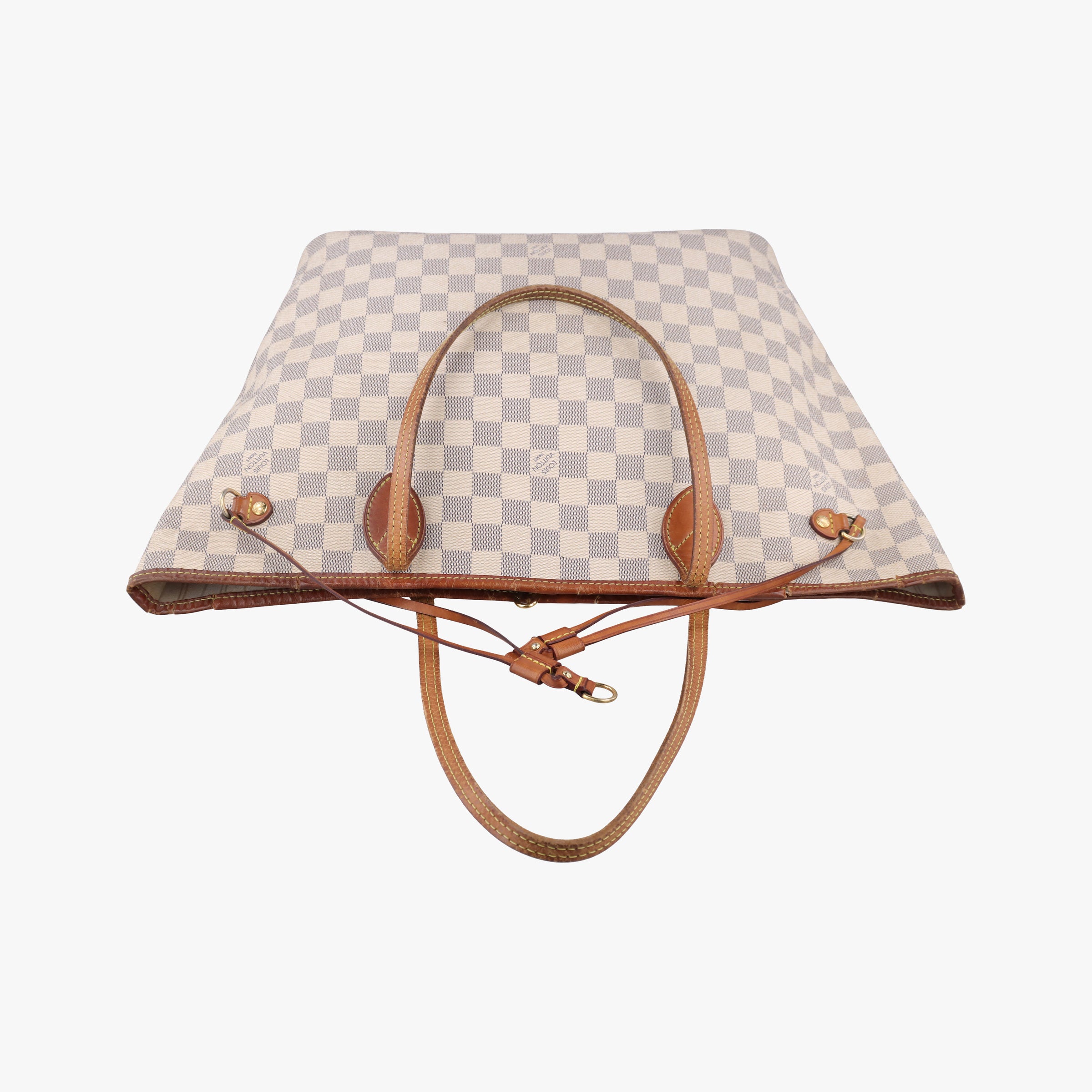 Pre-owned Louis Vuitton Neverfull MM Azur Damier Canvas N51107 shoulderbag | stylenewstar