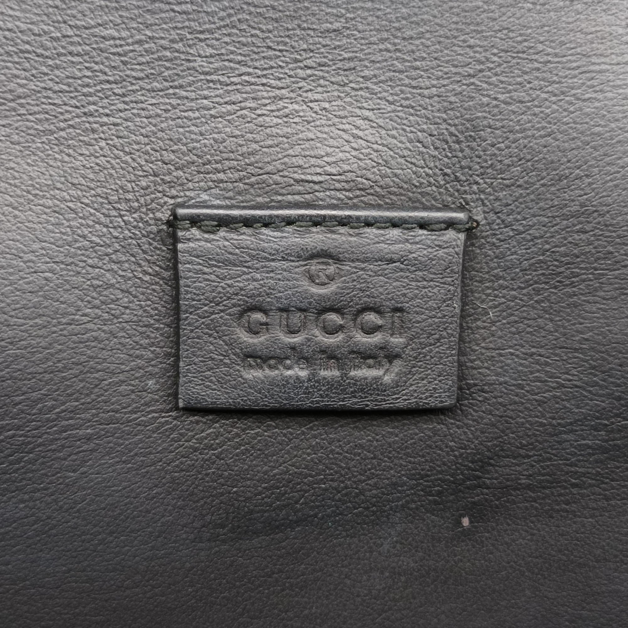 Pre-owned Gucci Dionysus Black Suede×leather 400249 shoulderbag | stylenewstar