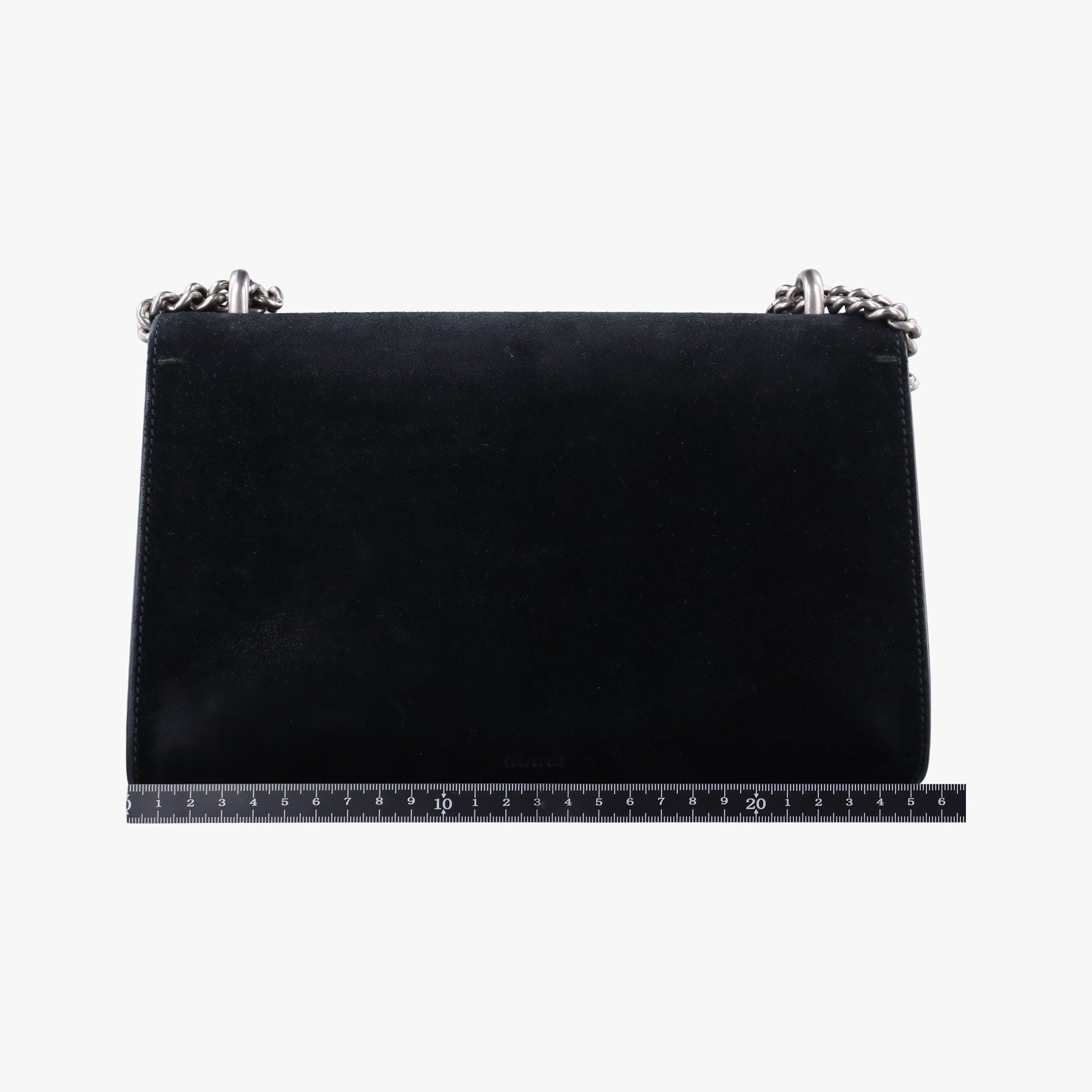 Pre-owned Gucci Dionysus Black Suede×leather 400249 shoulderbag | stylenewstar