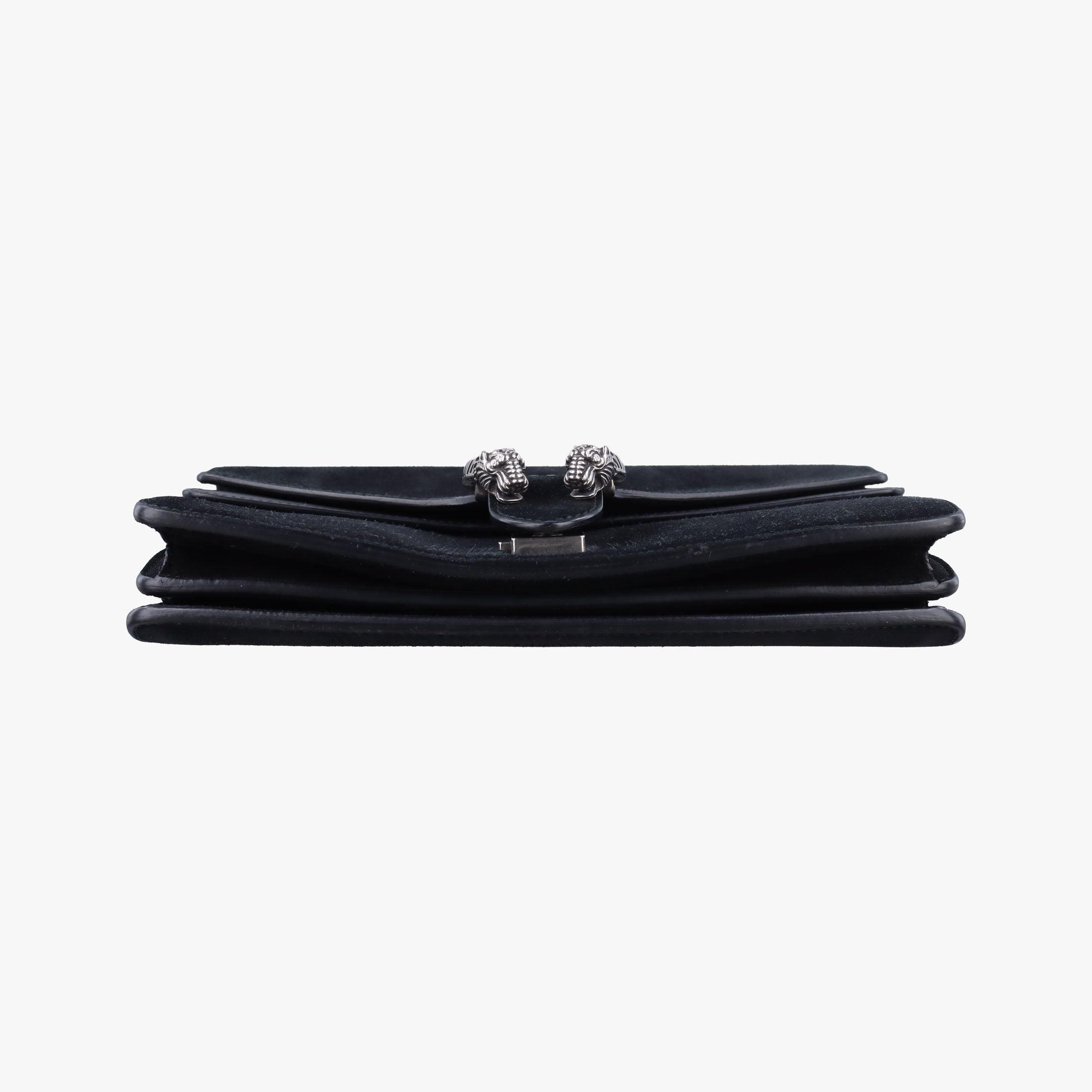 Pre-owned Gucci Dionysus Black Suede×leather 400249 shoulderbag | stylenewstar