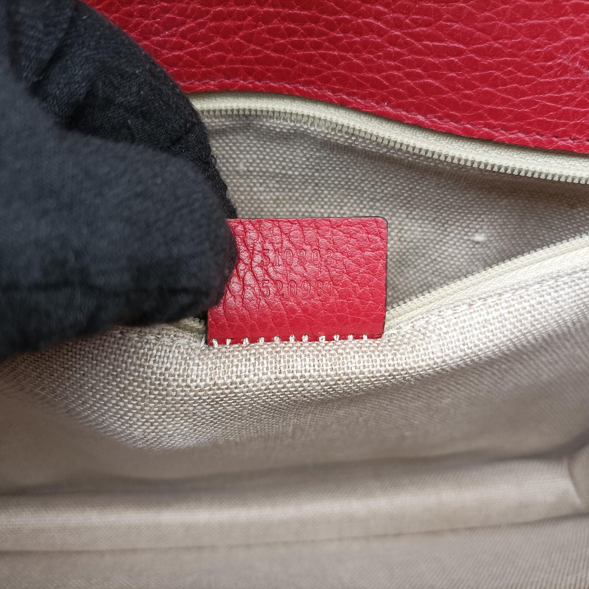 Pre-owned Gucci Interlocking G Red Leather 510303 shoulderbag | stylenewstar