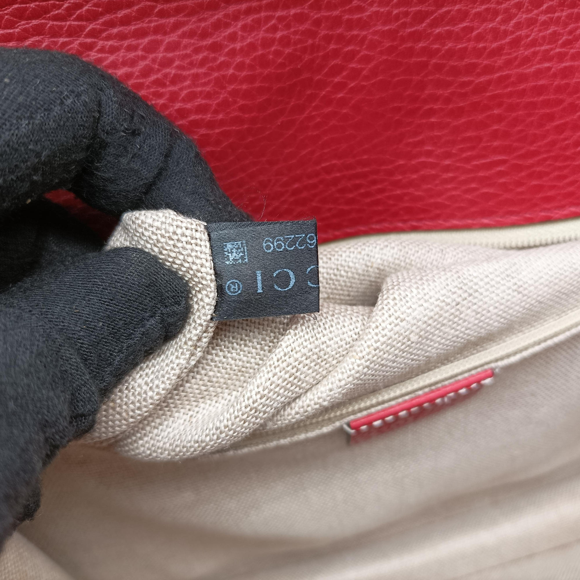 Pre-owned Gucci Interlocking G Red Leather 510303 shoulderbag | stylenewstar
