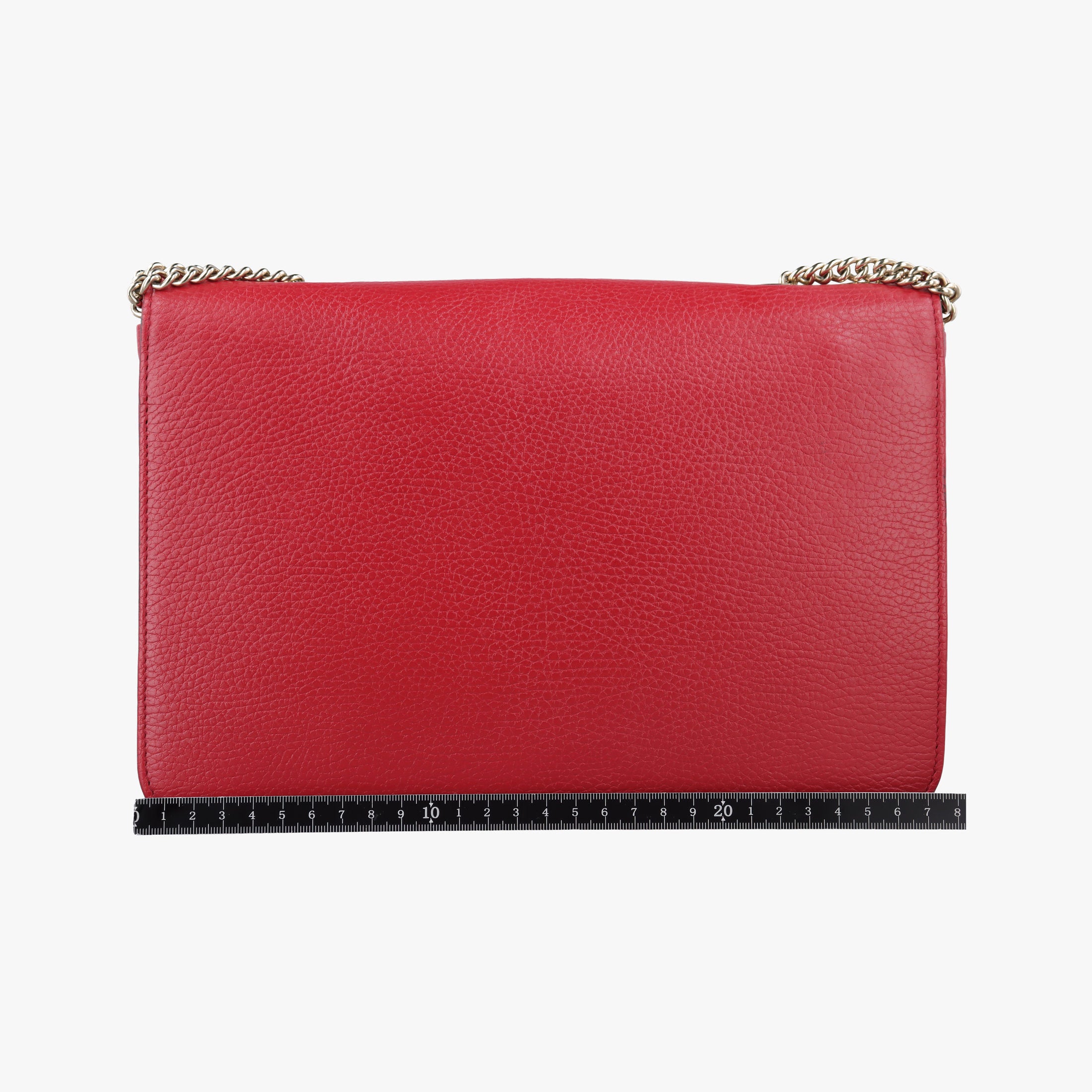 Pre-owned Gucci Interlocking G Red Leather 510303 shoulderbag | stylenewstar