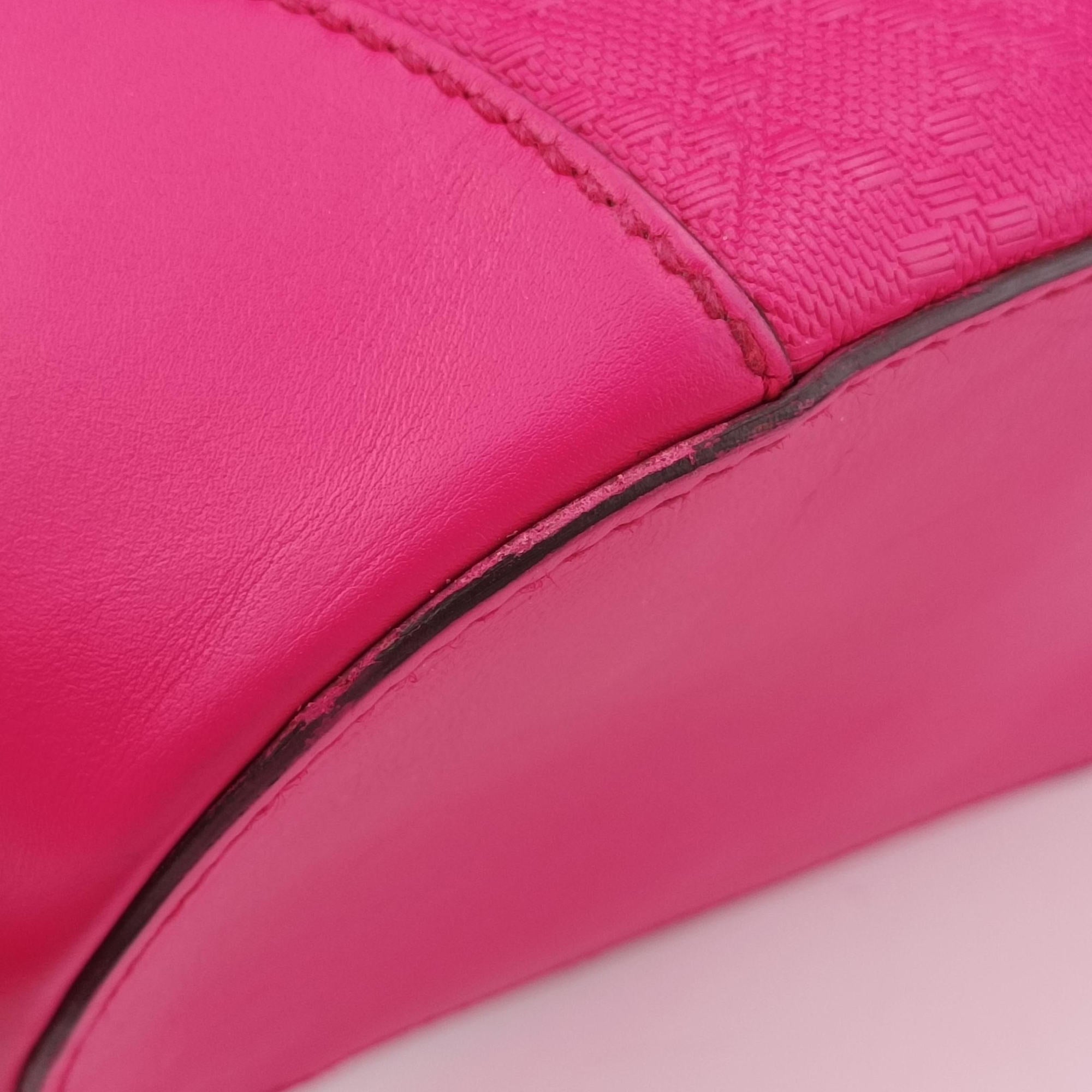 Pre-owned Gucci Bright Diamante Bucket Rose Leather 354229 shoulderbag | stylenewstar
