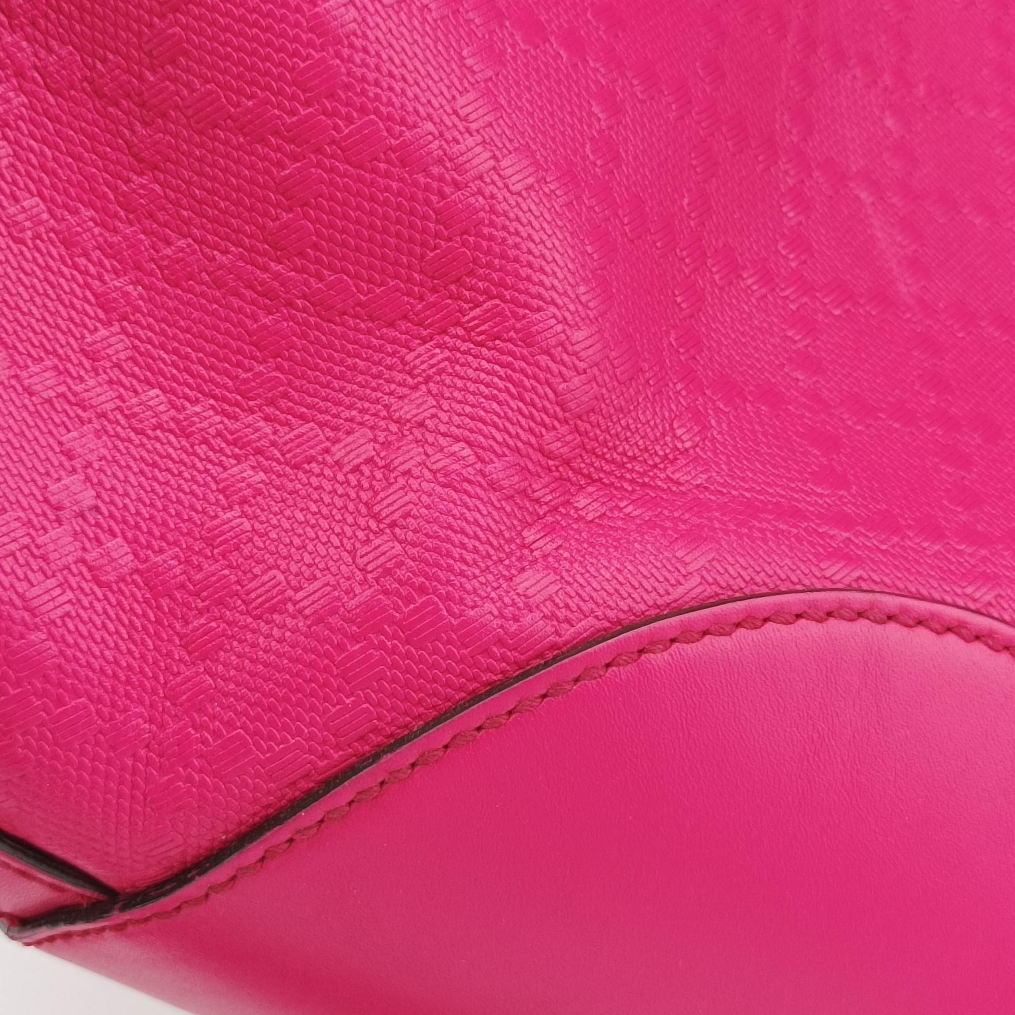 Pre-owned Gucci Bright Diamante Bucket Rose Leather 354229 shoulderbag | stylenewstar